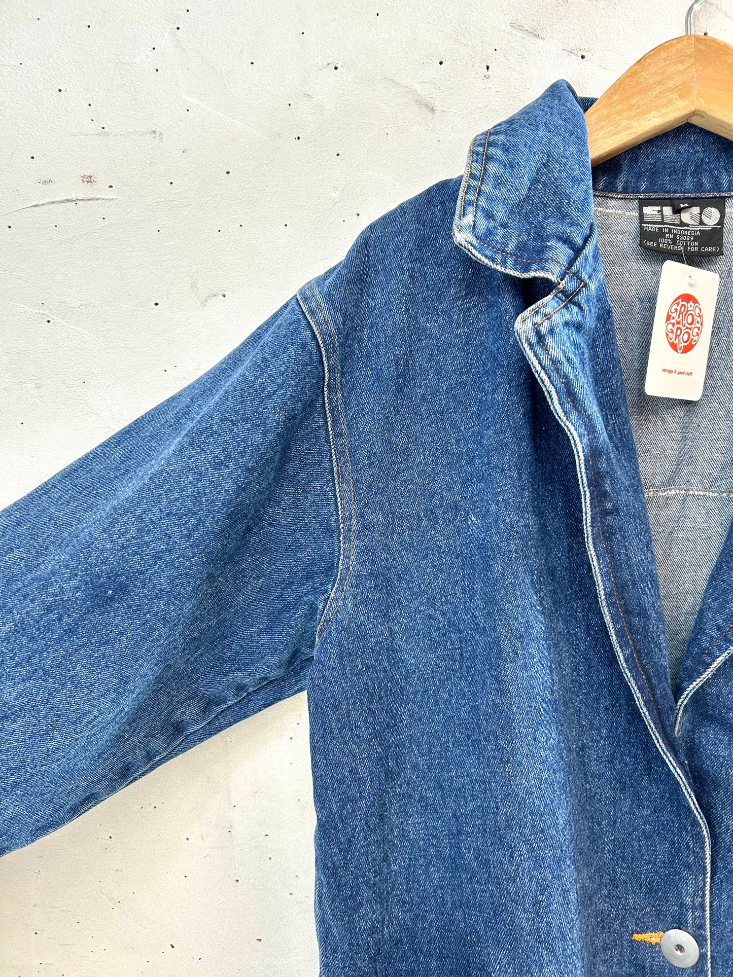 '80sVintage Custom Denim Jacket [C29876]