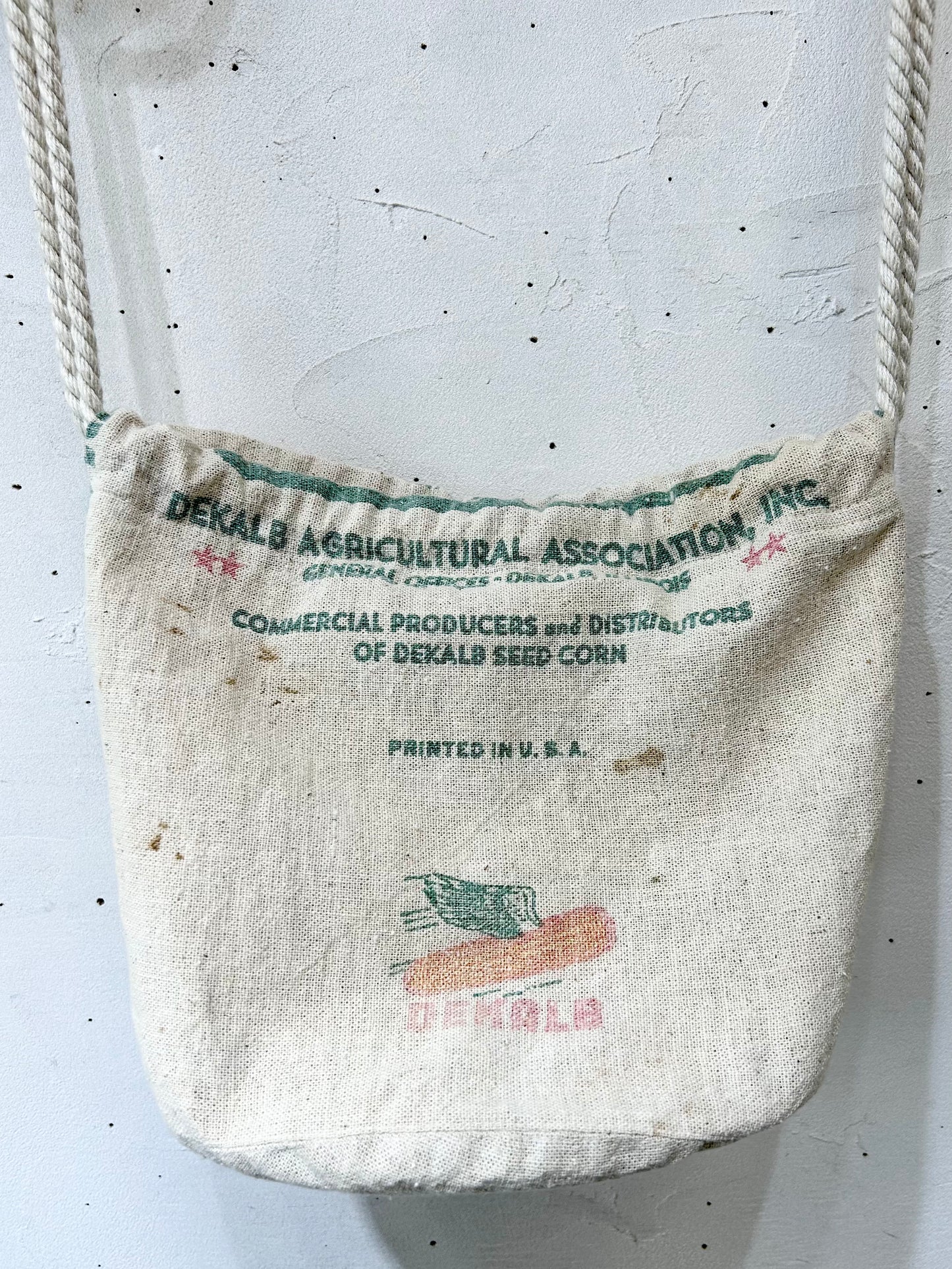 Vintage Feed Sack Pouch Bag 〜Amy Nina〜 [I25120]