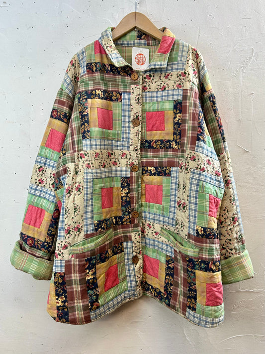 Vintage Reversible Patchwork Jacket [A29226]