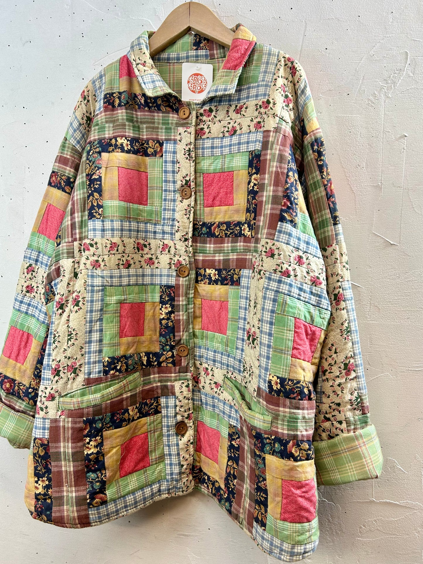Vintage Reversible Patchwork Jacket [A29226]