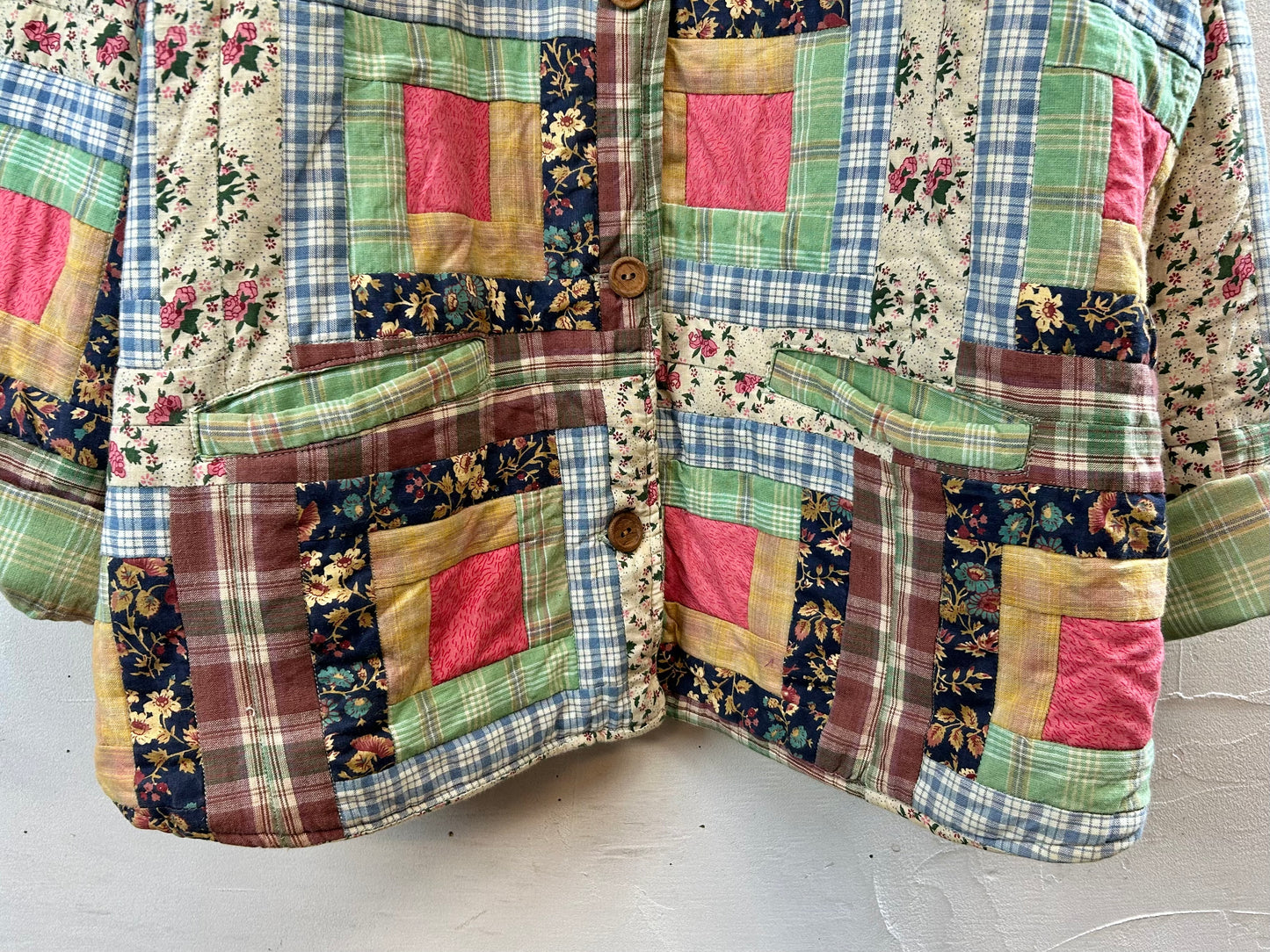Vintage Reversible Patchwork Jacket [A29226]