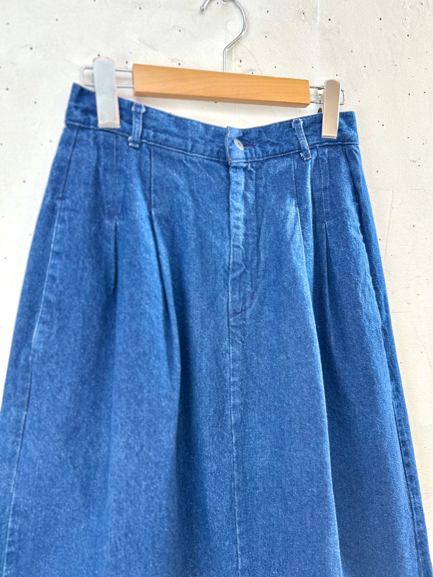 Vintage Custom Denim Skirt MADE IN USA [D30077]