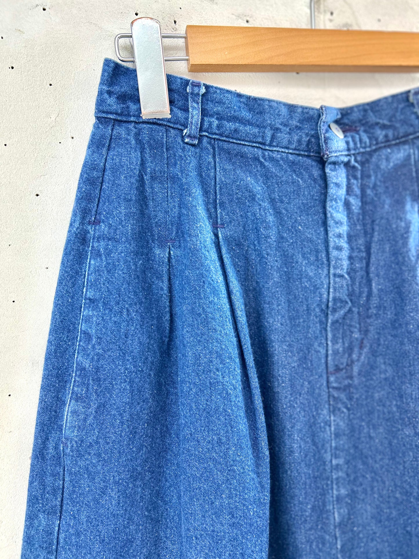 Vintage Custom Denim Skirt MADE IN USA [D30077]
