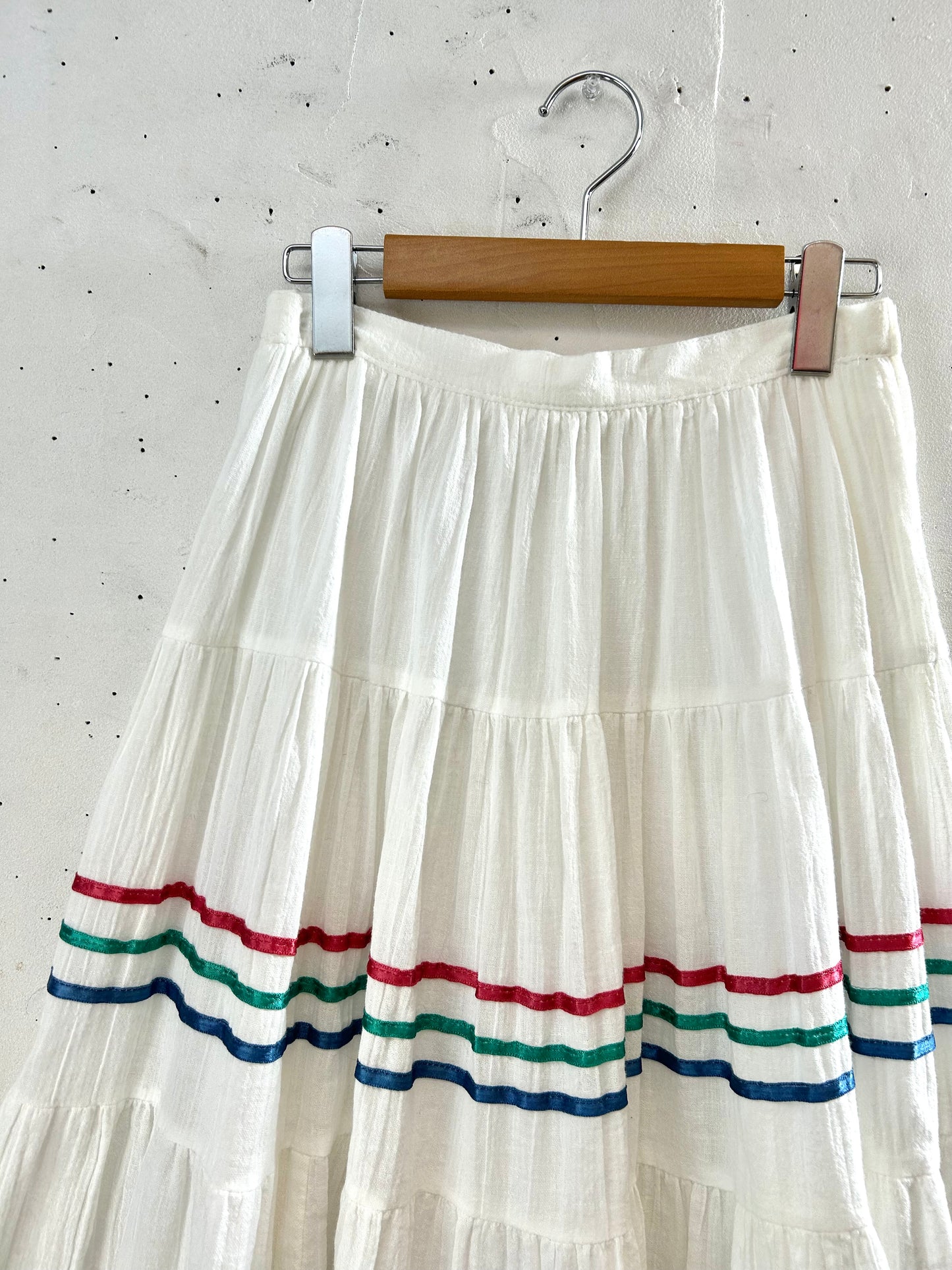 Vintage Tiered Skirt  MADE IN WEST-GERMANY [A29445]