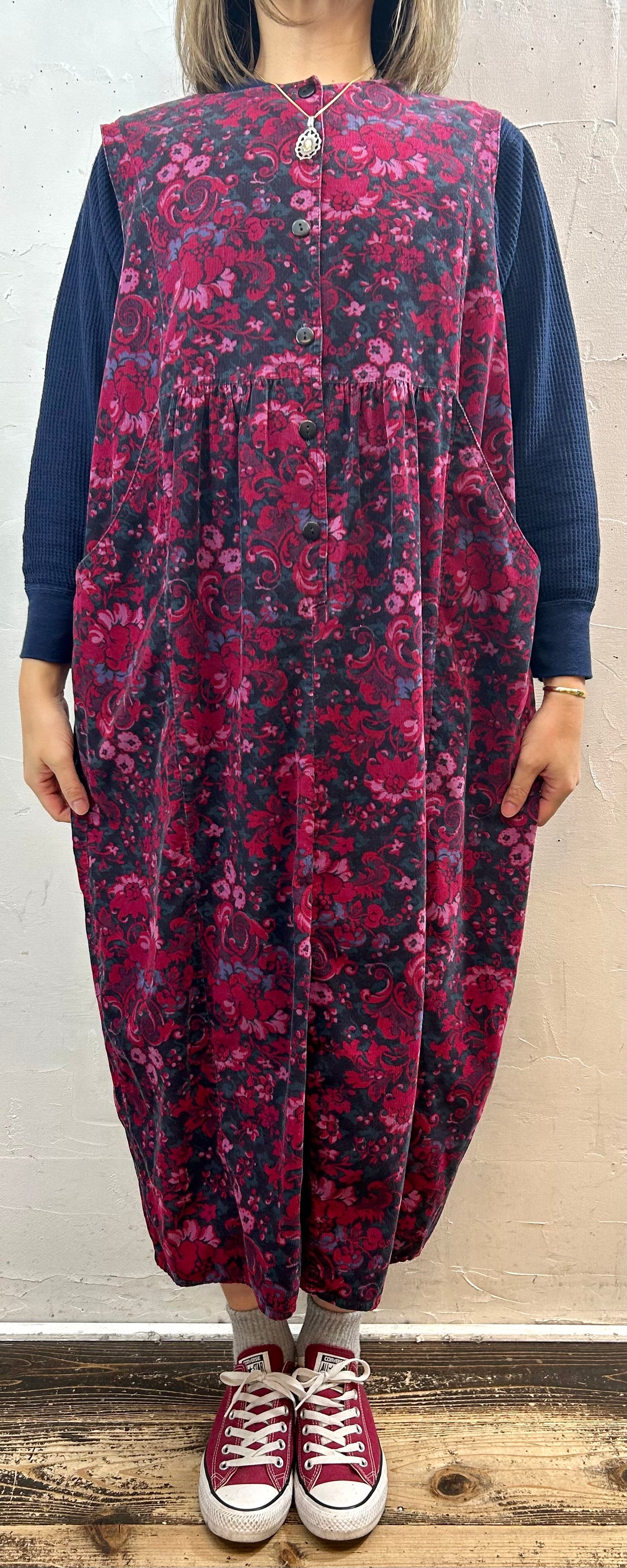 Vintage Custom Ovre Dress 〜Laura Ashley〜 [K29013]