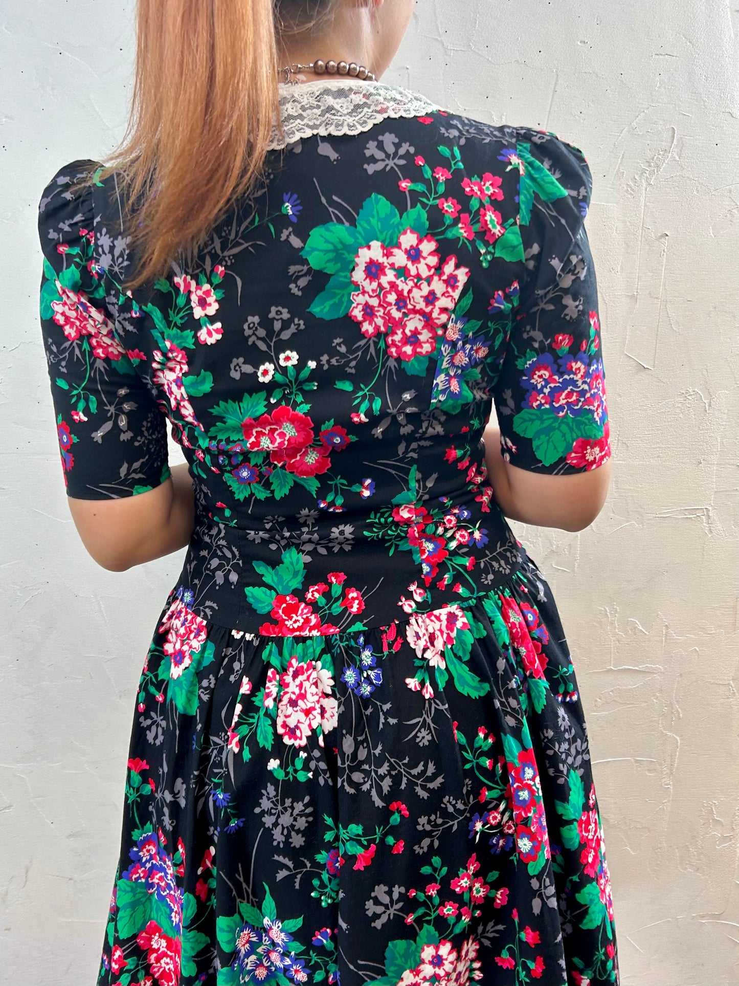 Vintage Flower Dress [F27672]