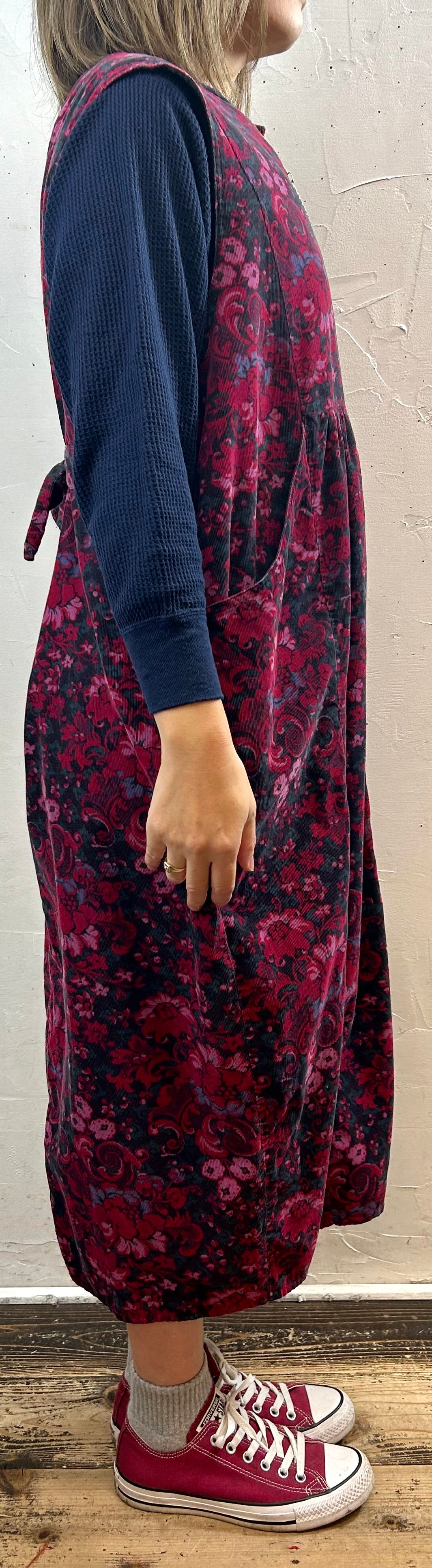 Vintage Custom Ovre Dress 〜Laura Ashley〜 [K29013]