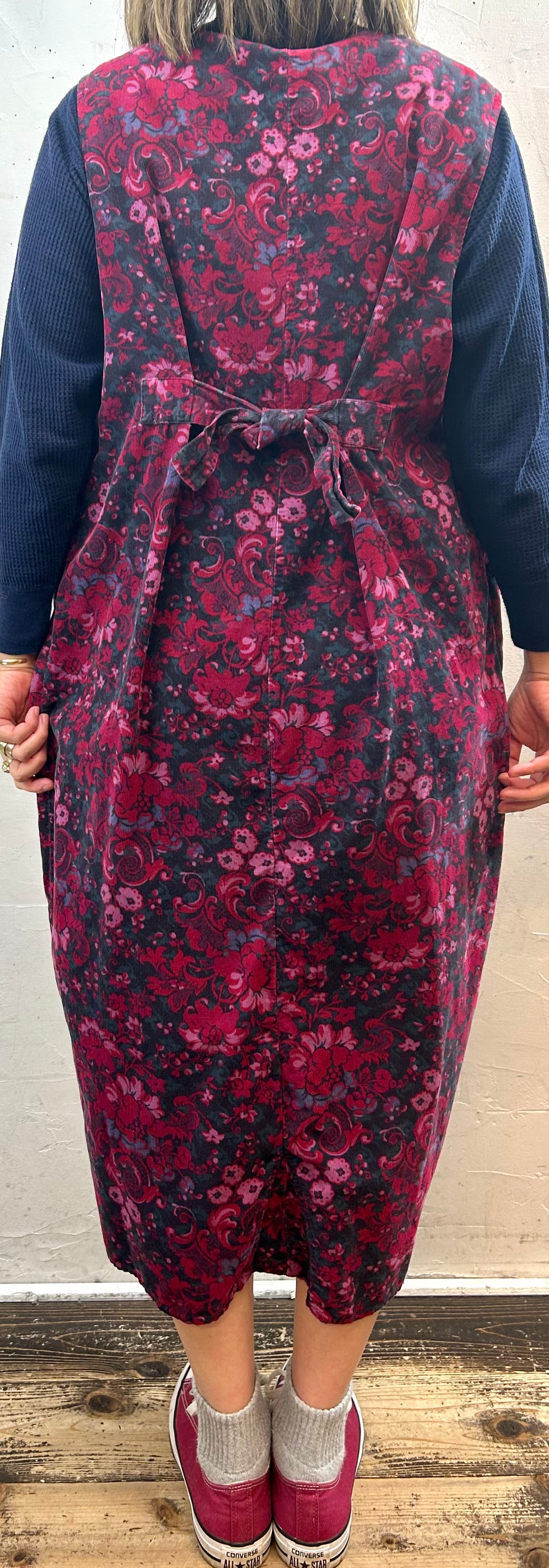Vintage Custom Ovre Dress 〜Laura Ashley〜 [K29013]