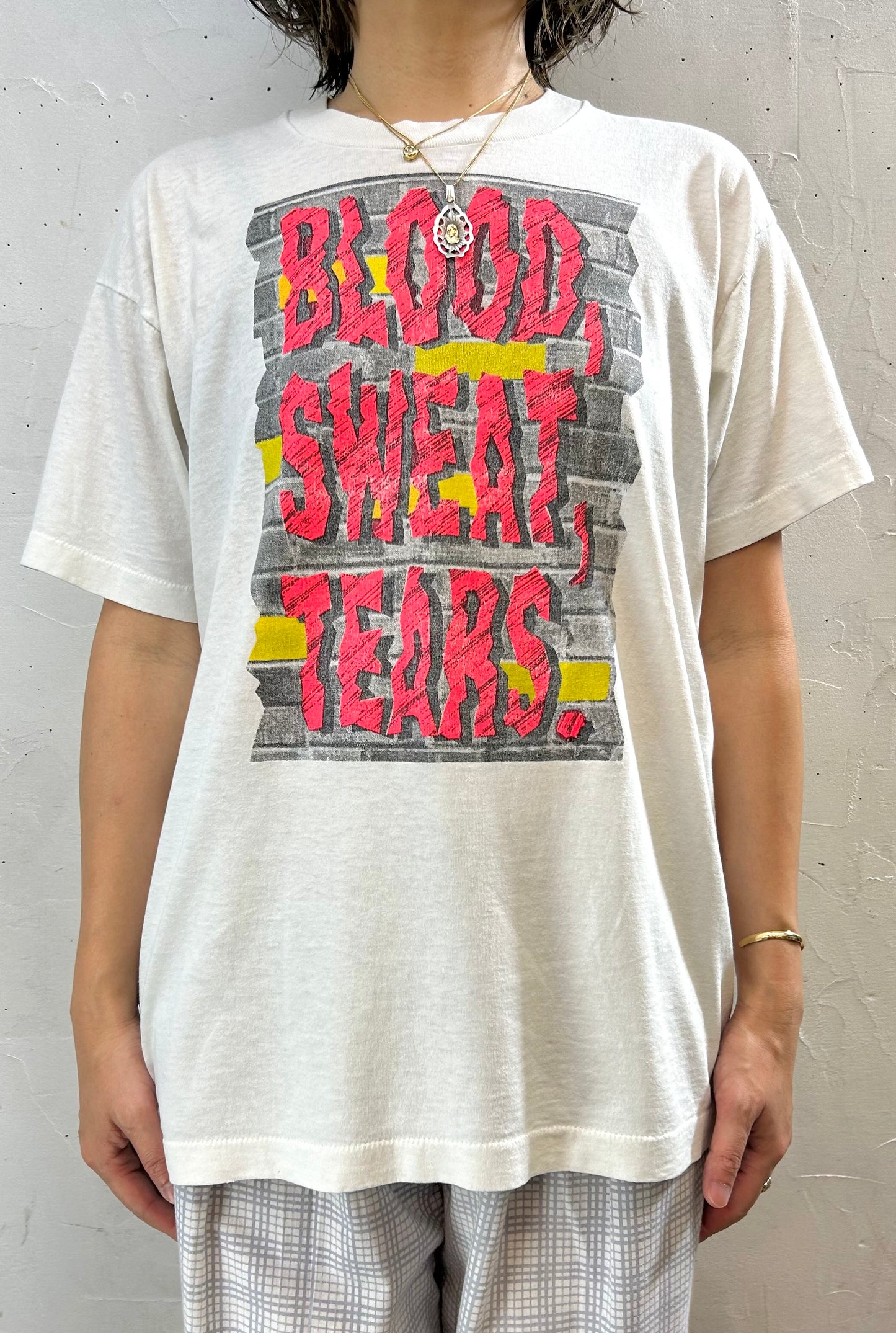 ’90s Vintage T-Shirt  〜Blood,Sweat&Tears〜 [G27965]