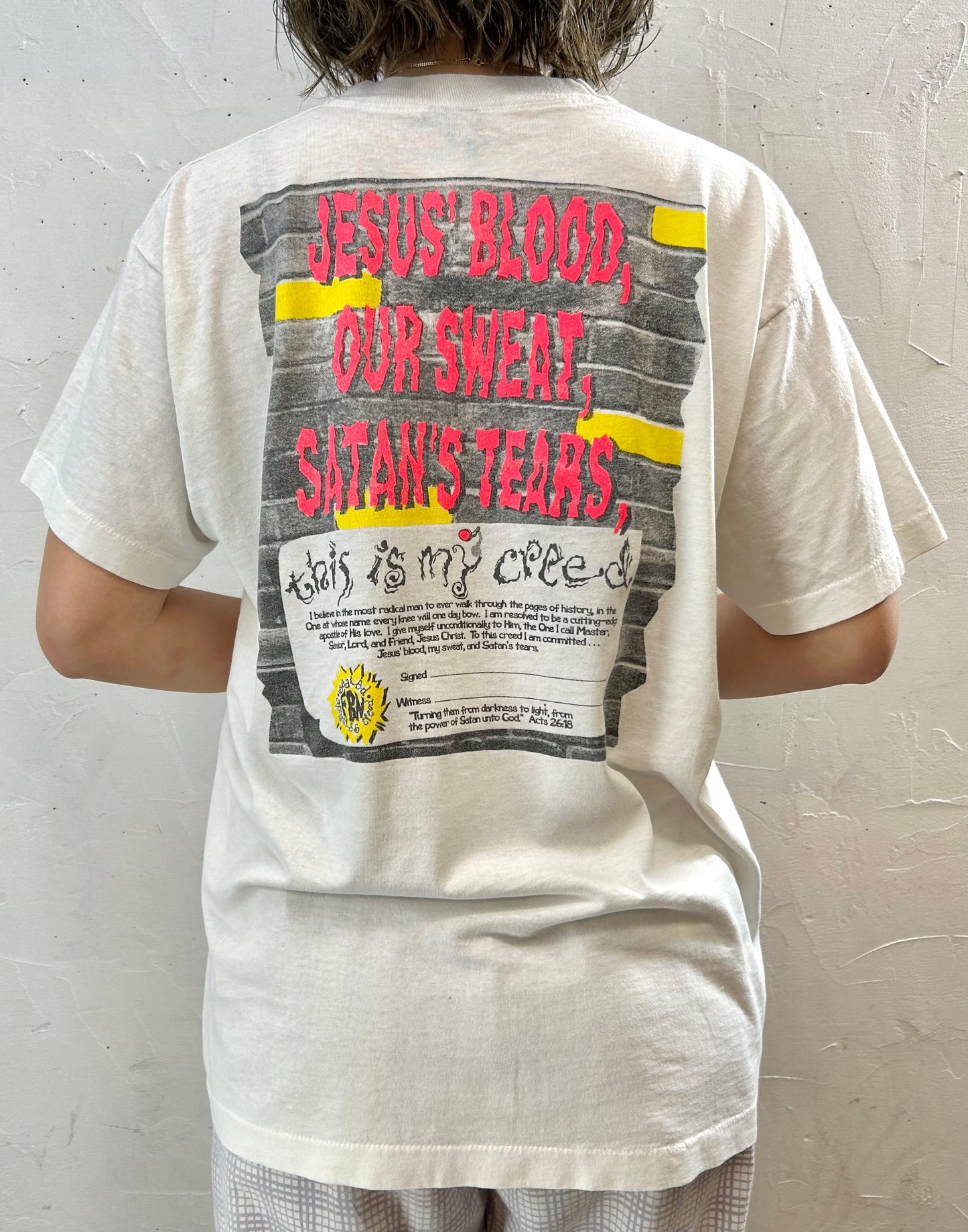 ’90s Vintage T-Shirt  〜Blood,Sweat&Tears〜 [G27965]