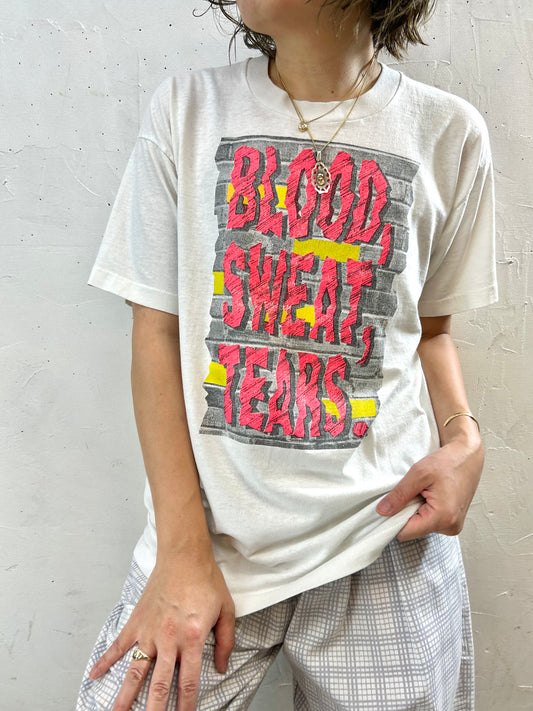 ’90s Vintage T-Shirt  〜Blood,Sweat&Tears〜 [G27965]