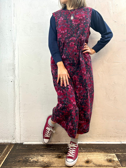 Vintage Custom Ovre Dress 〜Laura Ashley〜 [K29013]
