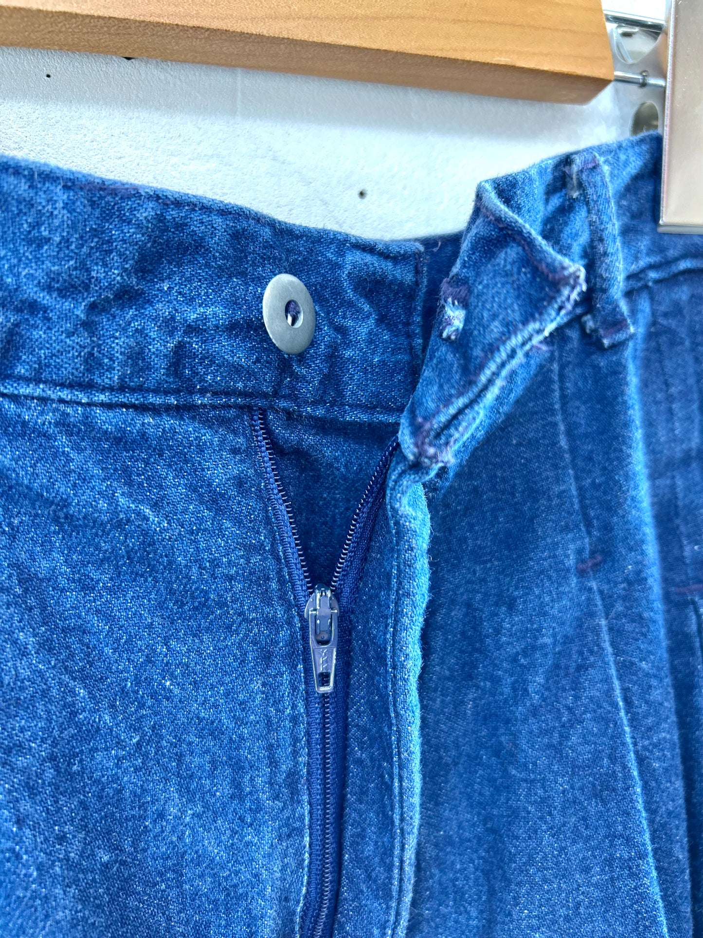 Vintage Custom Denim Skirt MADE IN USA [D30077]