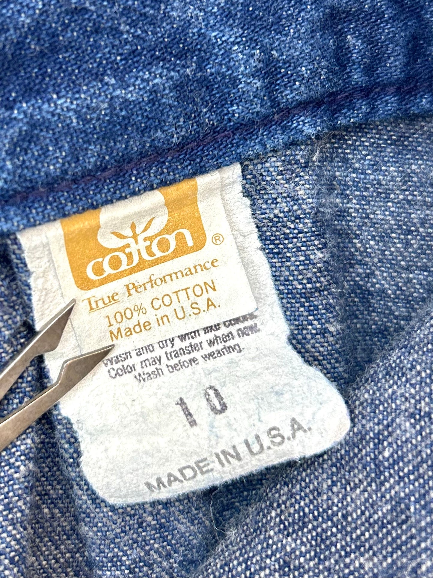 Vintage Custom Denim Skirt MADE IN USA [D30077]