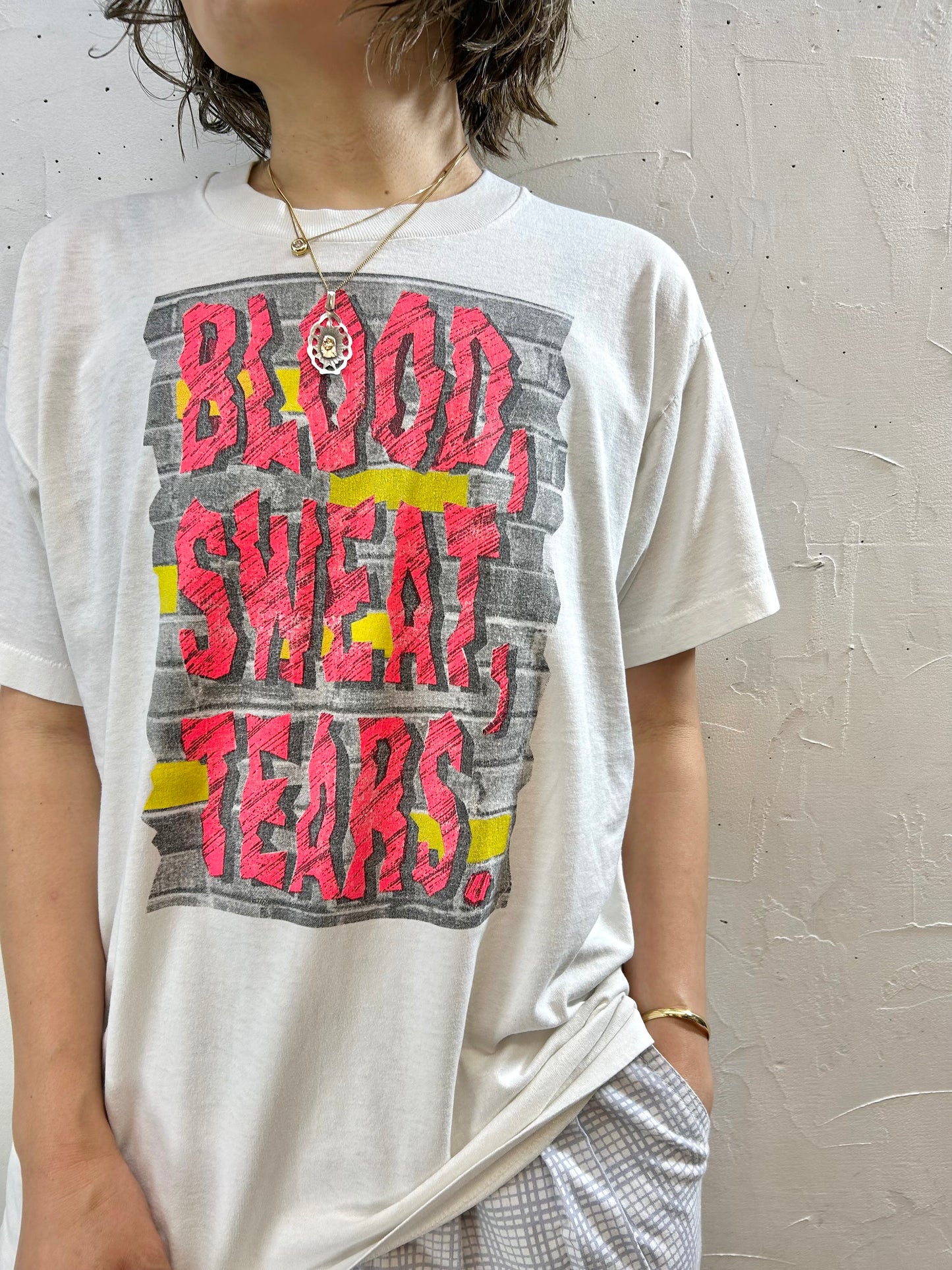 ’90s Vintage T-Shirt  〜Blood,Sweat&Tears〜 [G27965]