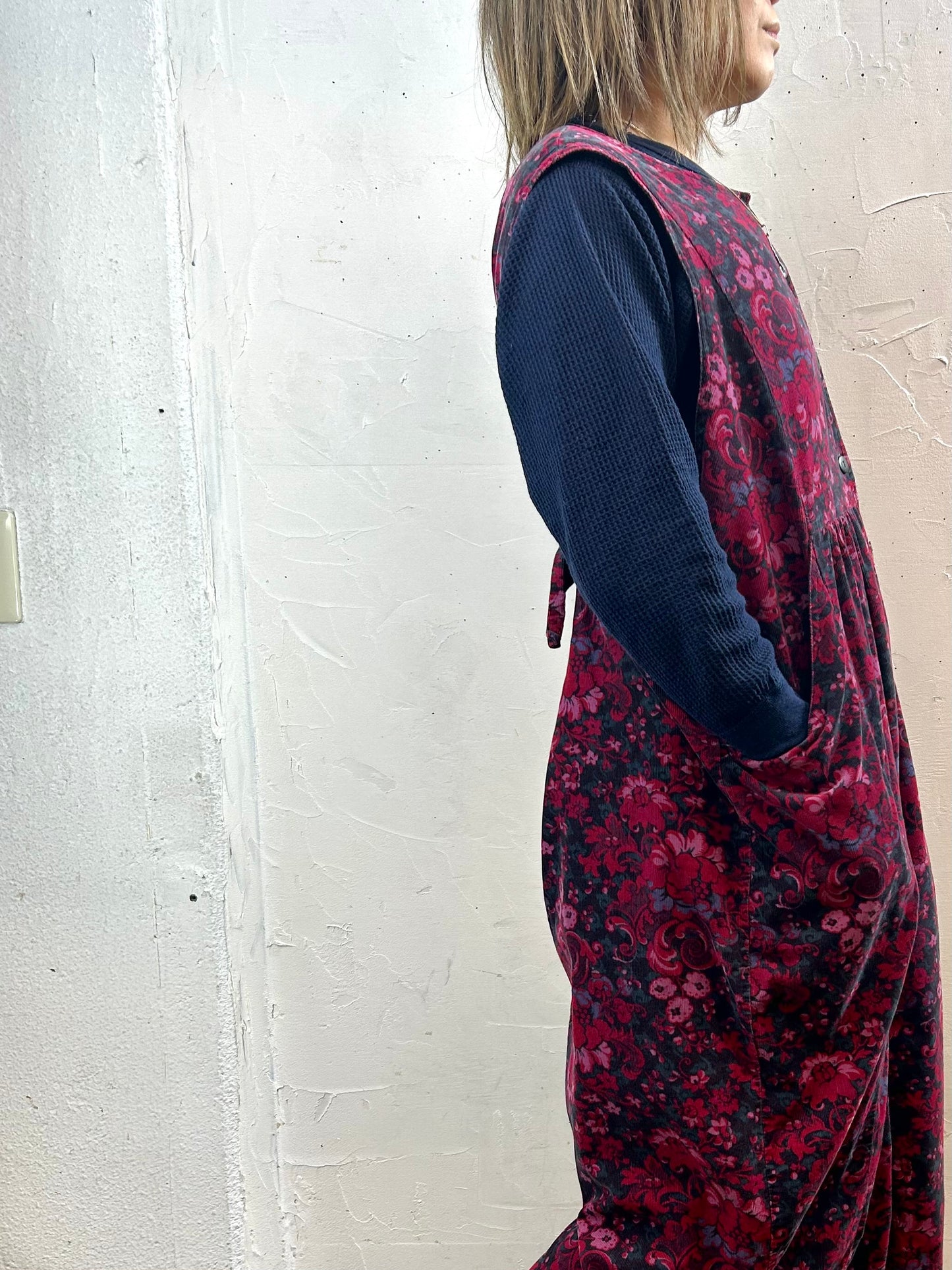 Vintage Custom Ovre Dress 〜Laura Ashley〜 [K29013]