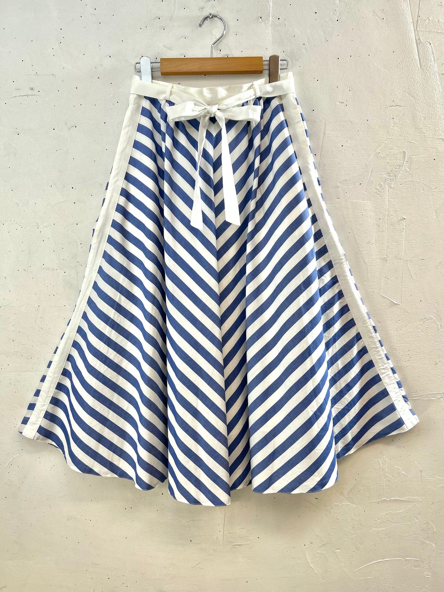 Vintage Stripe Skirt MADE IN W.GERMANY [D30076]