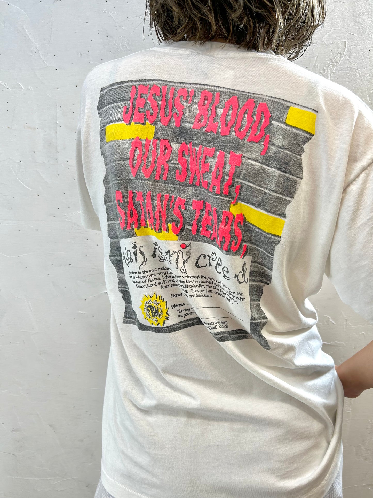 ’90s Vintage T-Shirt  〜Blood,Sweat&Tears〜 [G27965]