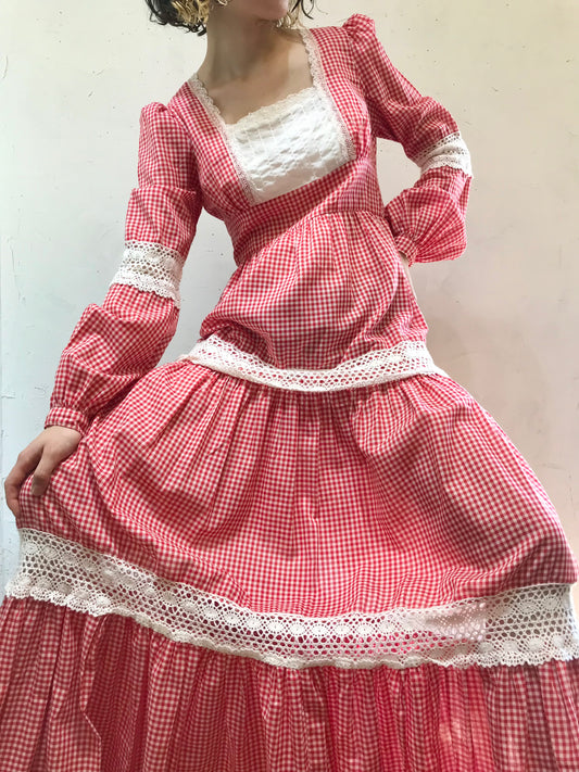 ’70s Vintage Dress 〜GUNNE SAX〜[B26342]