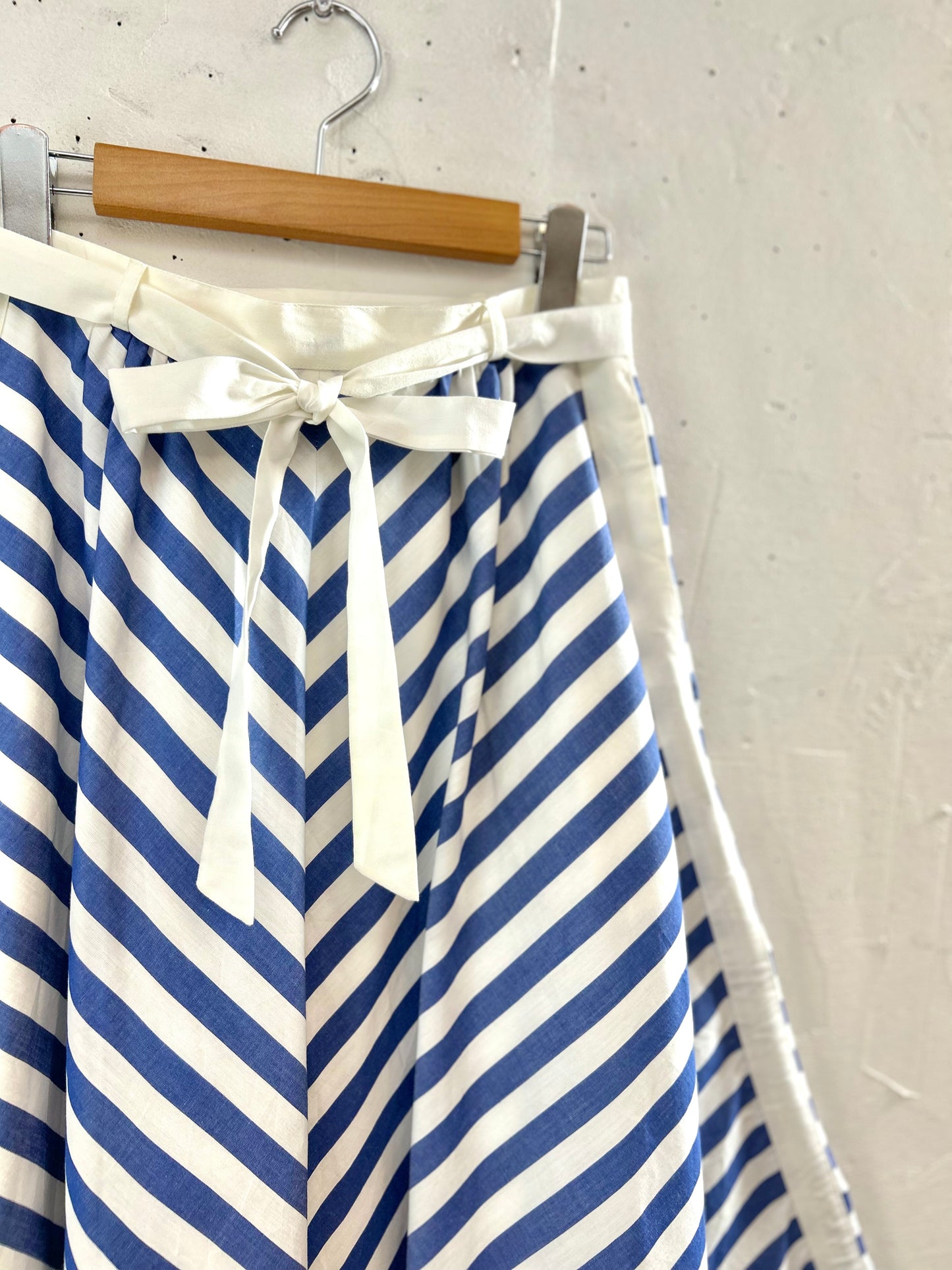 Vintage Stripe Skirt MADE IN W.GERMANY [D30076]