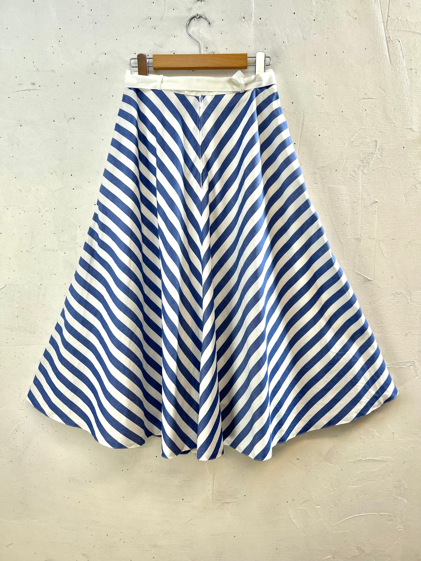 Vintage Stripe Skirt MADE IN W.GERMANY [D30076]