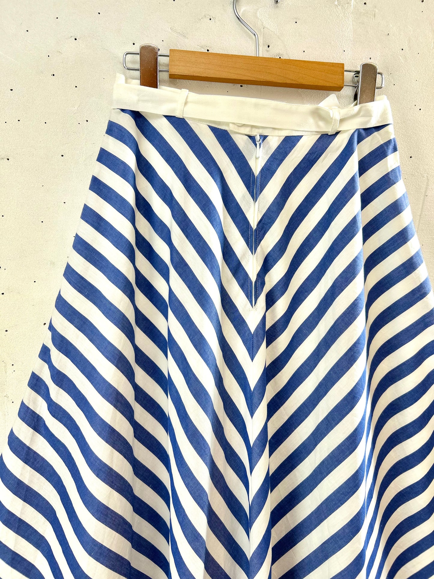 Vintage Stripe Skirt MADE IN W.GERMANY [D30076]
