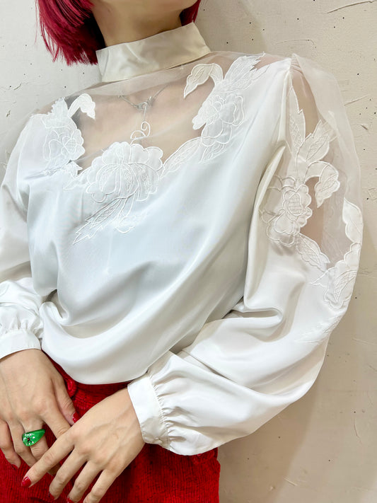 Vintage Sheer Blouse [K25456]