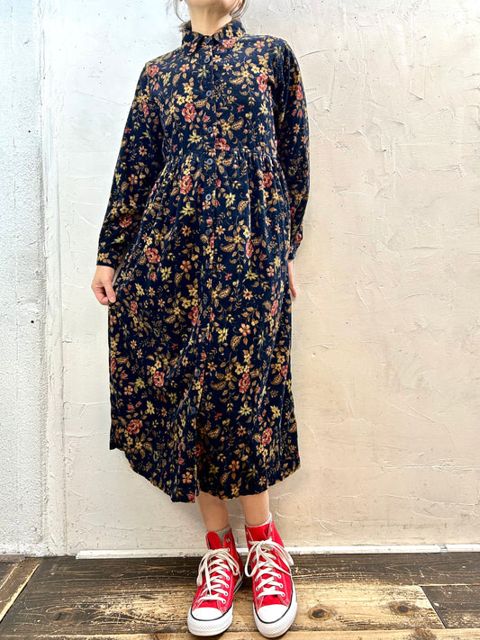 Vintage Corduroy Dress  [J28775]