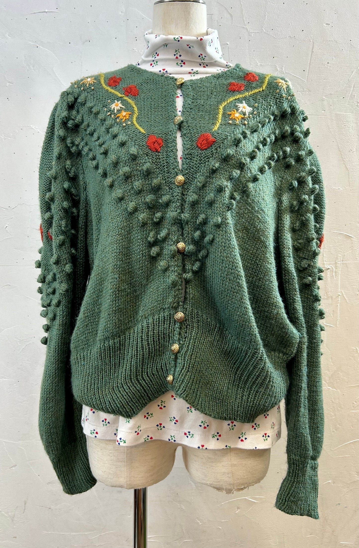 Vintage Tyrol Knit Cardigan [I28561]