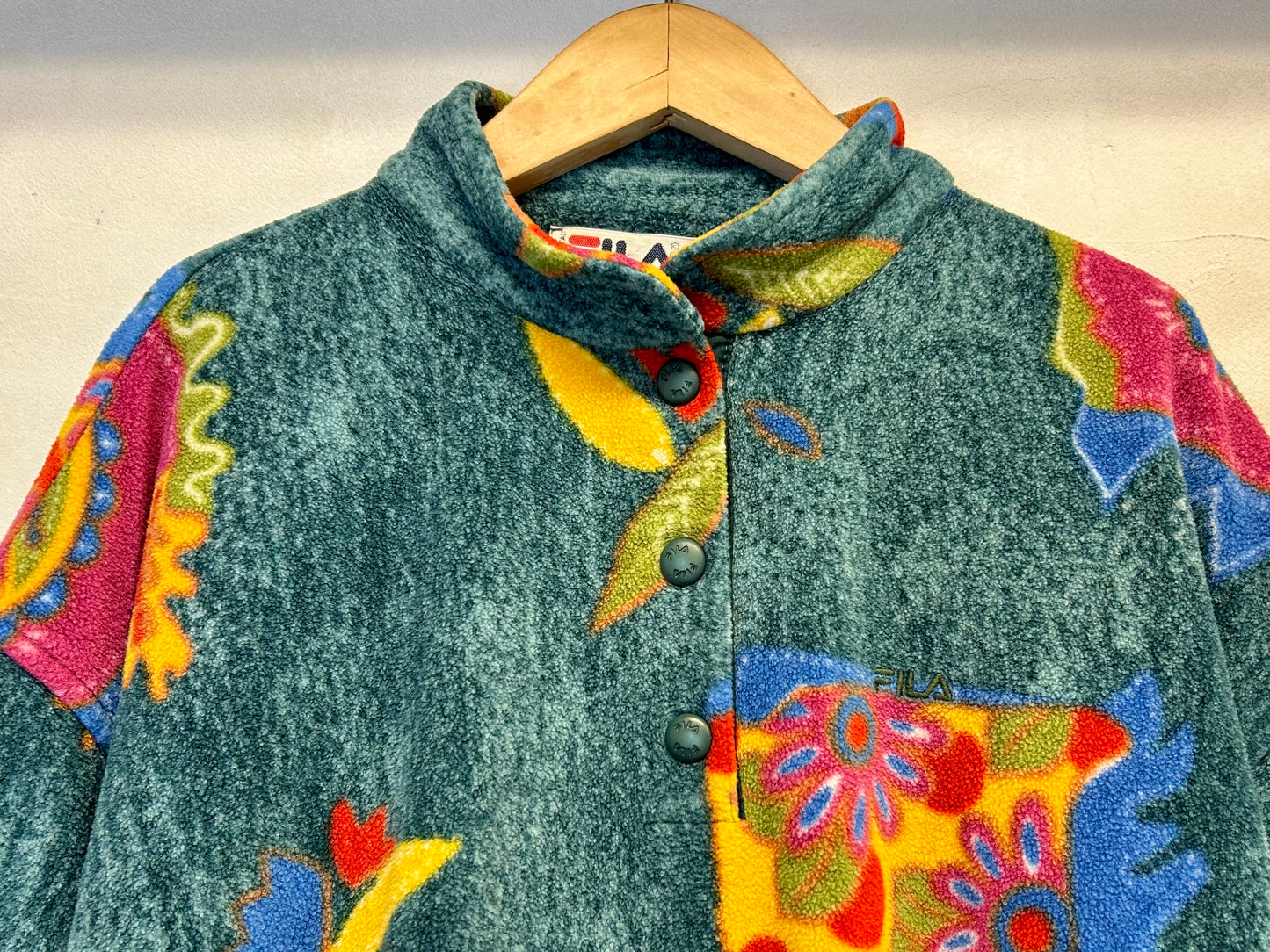 ’80s Vintage Fleece Pull Over 〜FILA〜 [I28340]