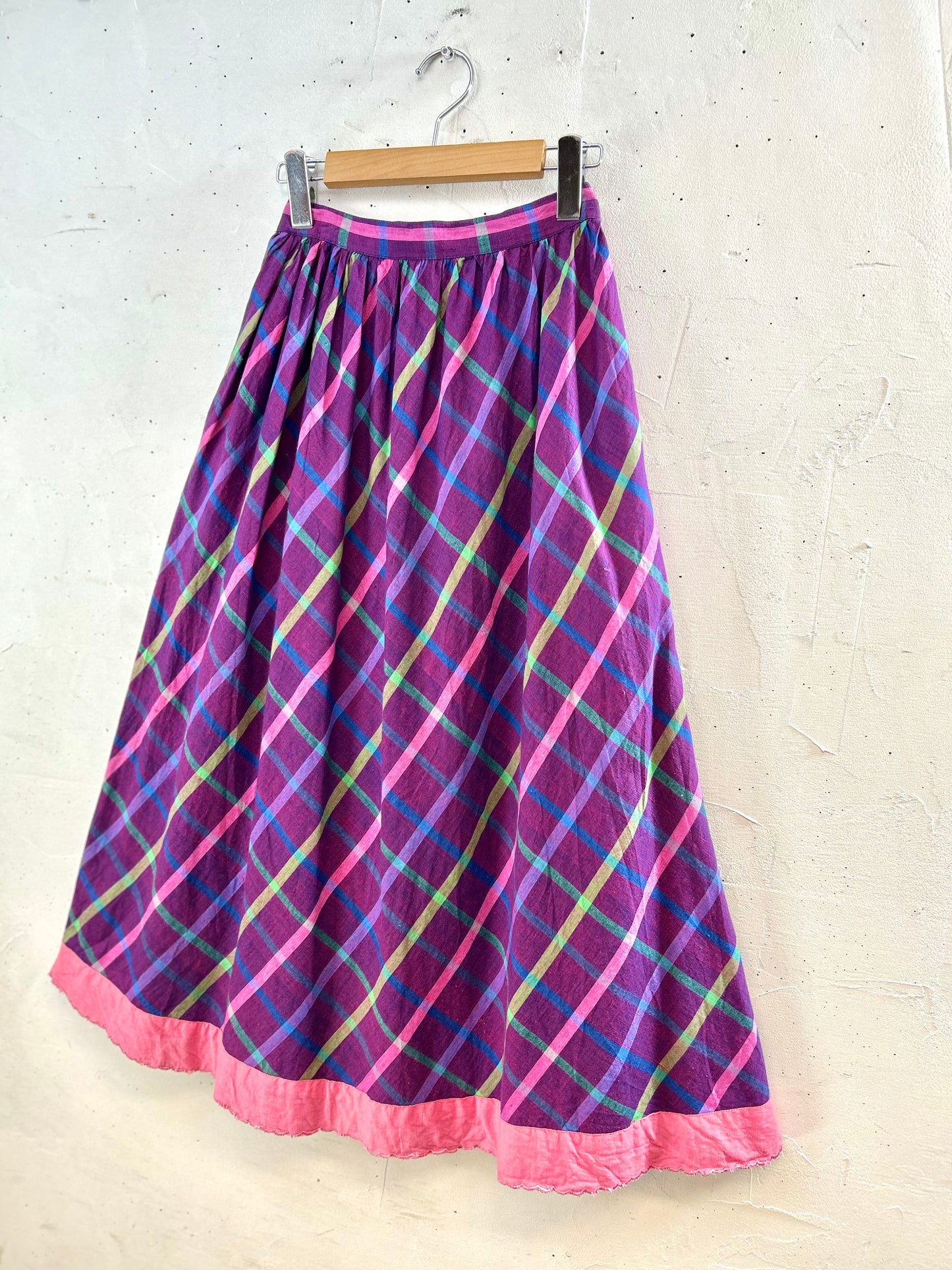 Vintage Plaid Skirt [D30073]