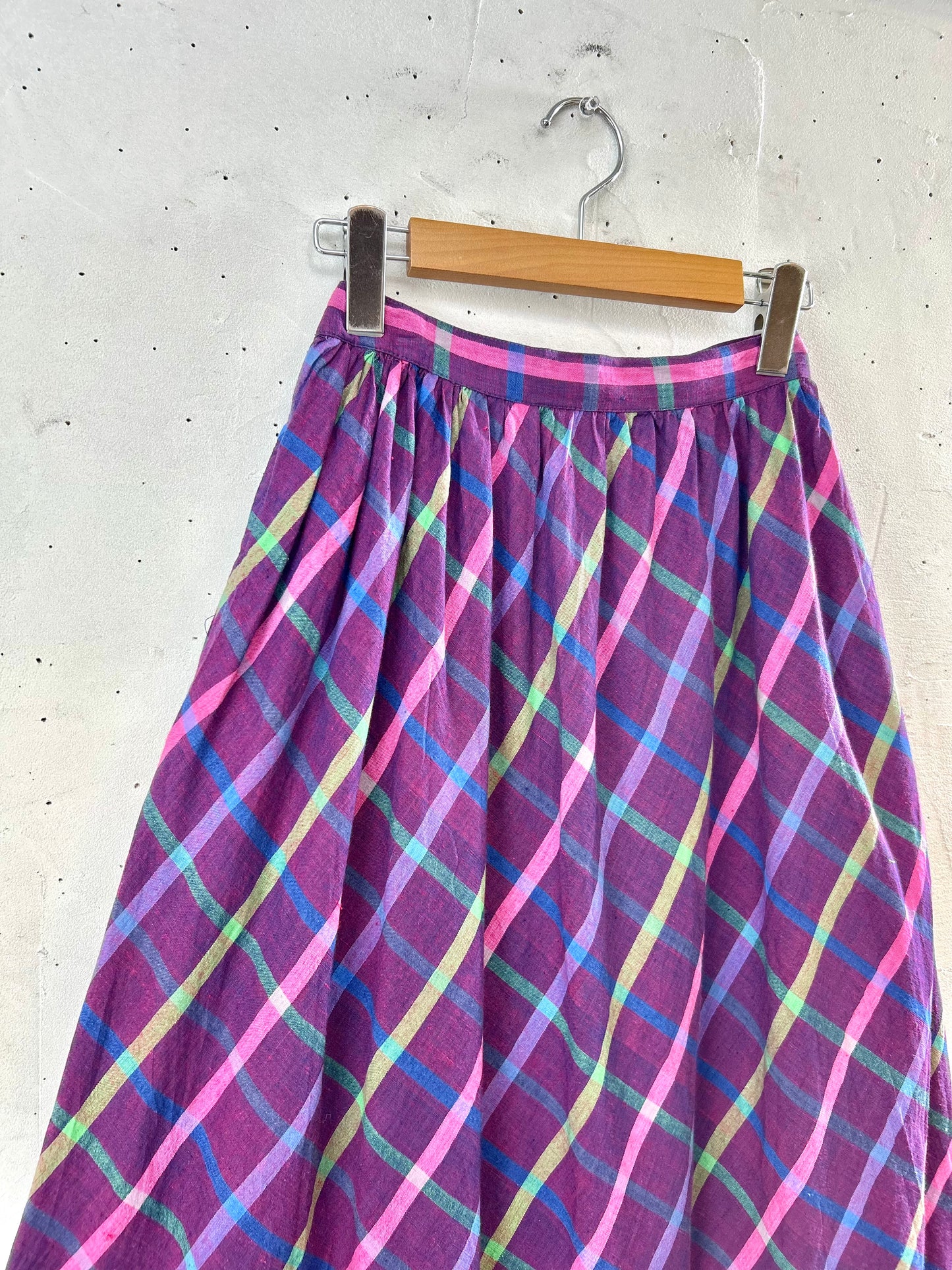 Vintage Plaid Skirt [D30073]