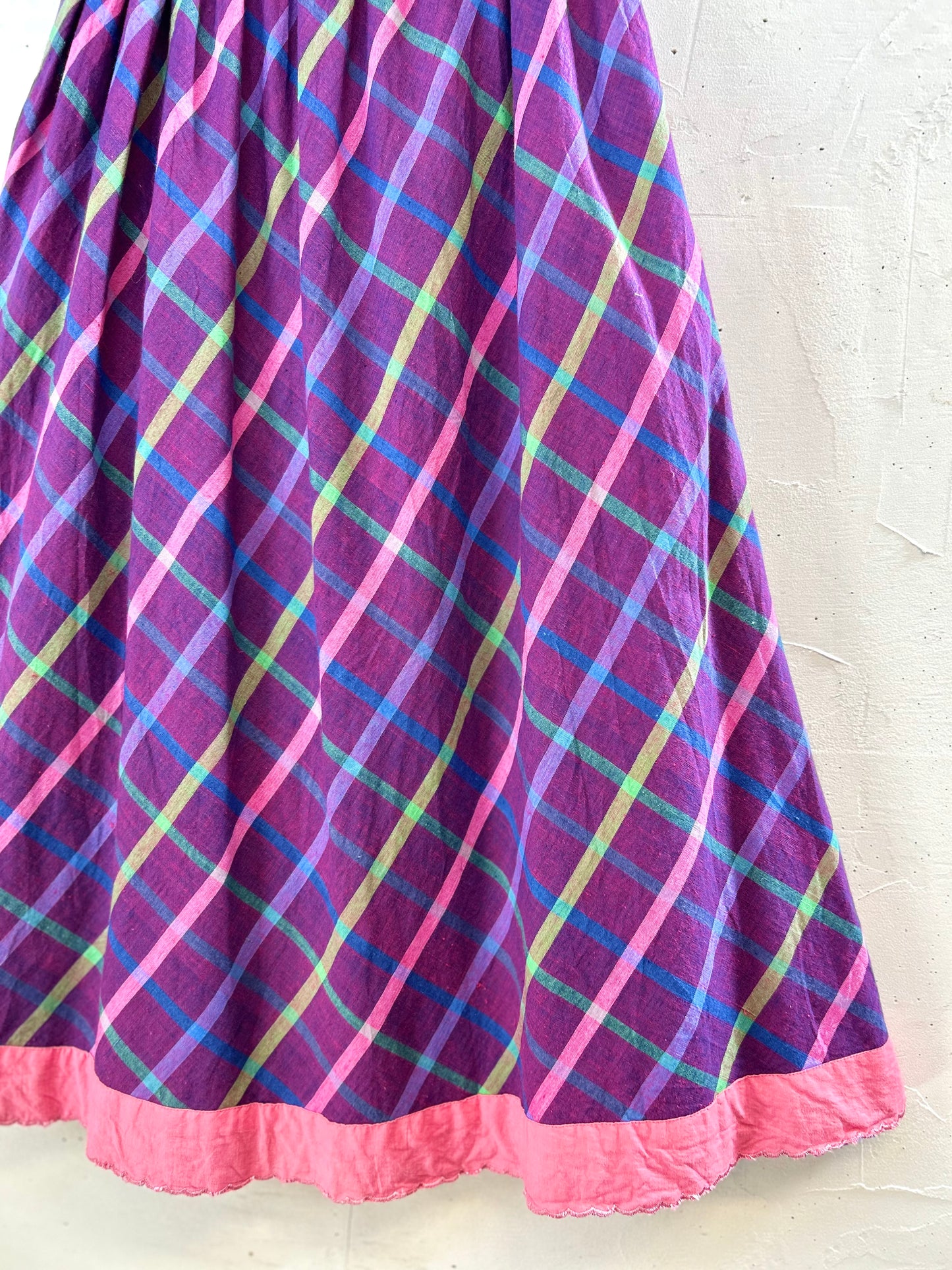 Vintage Plaid Skirt [D30073]