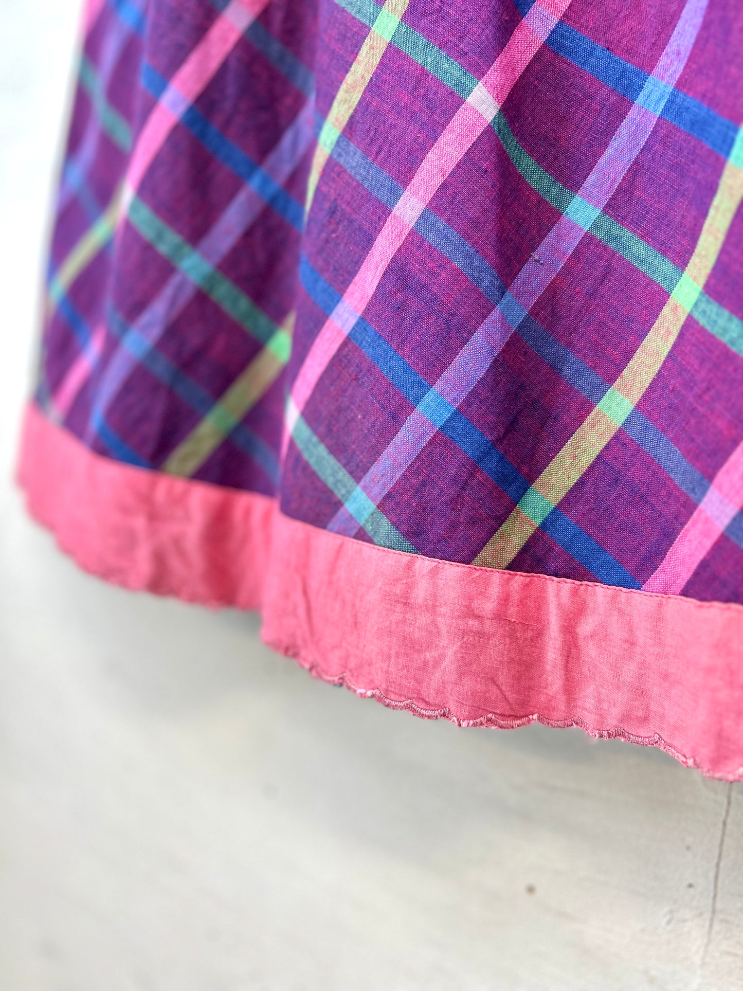 Vintage Plaid Skirt [D30073]