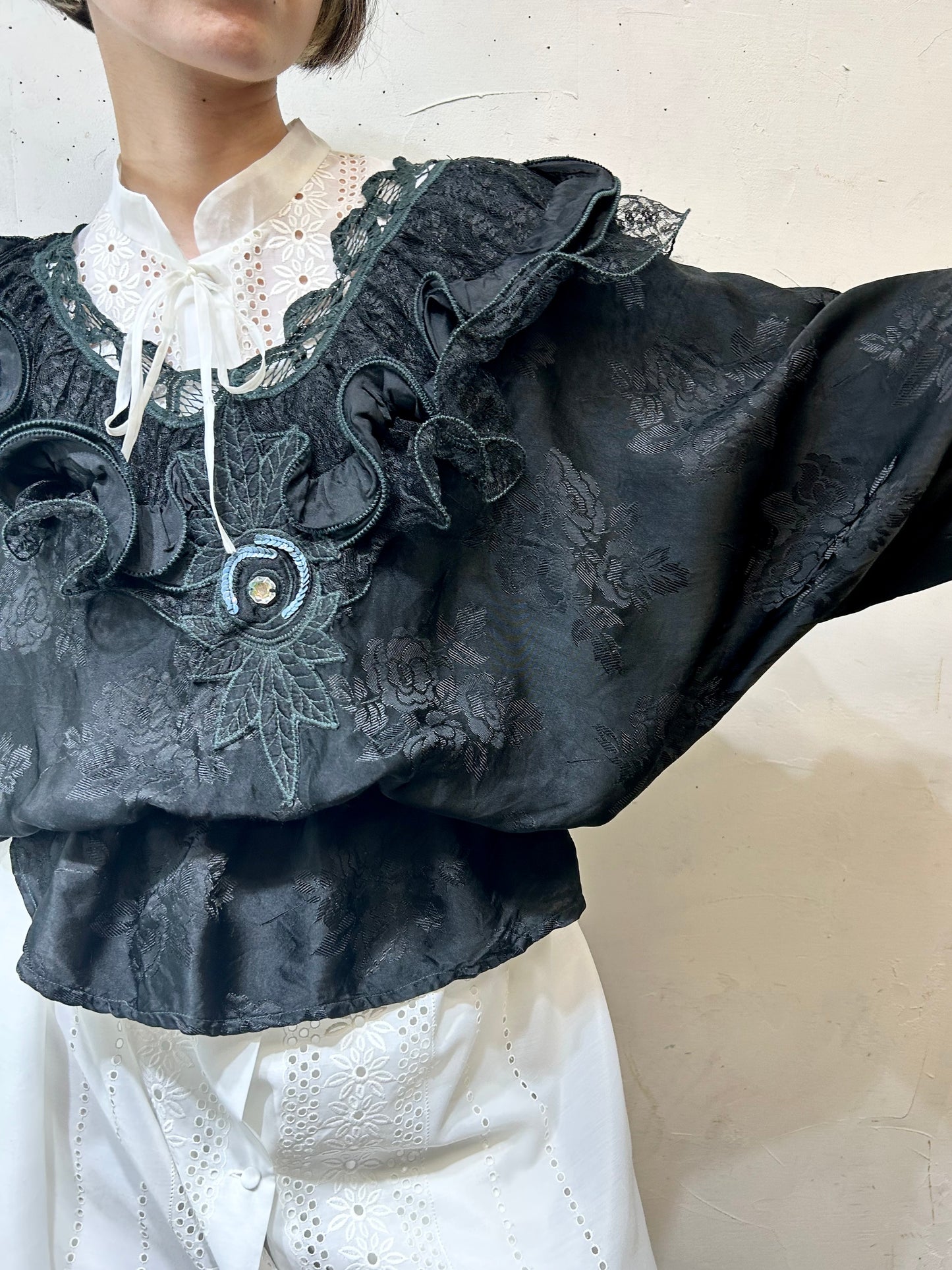 Vintage Viscose Blouse [H24730]