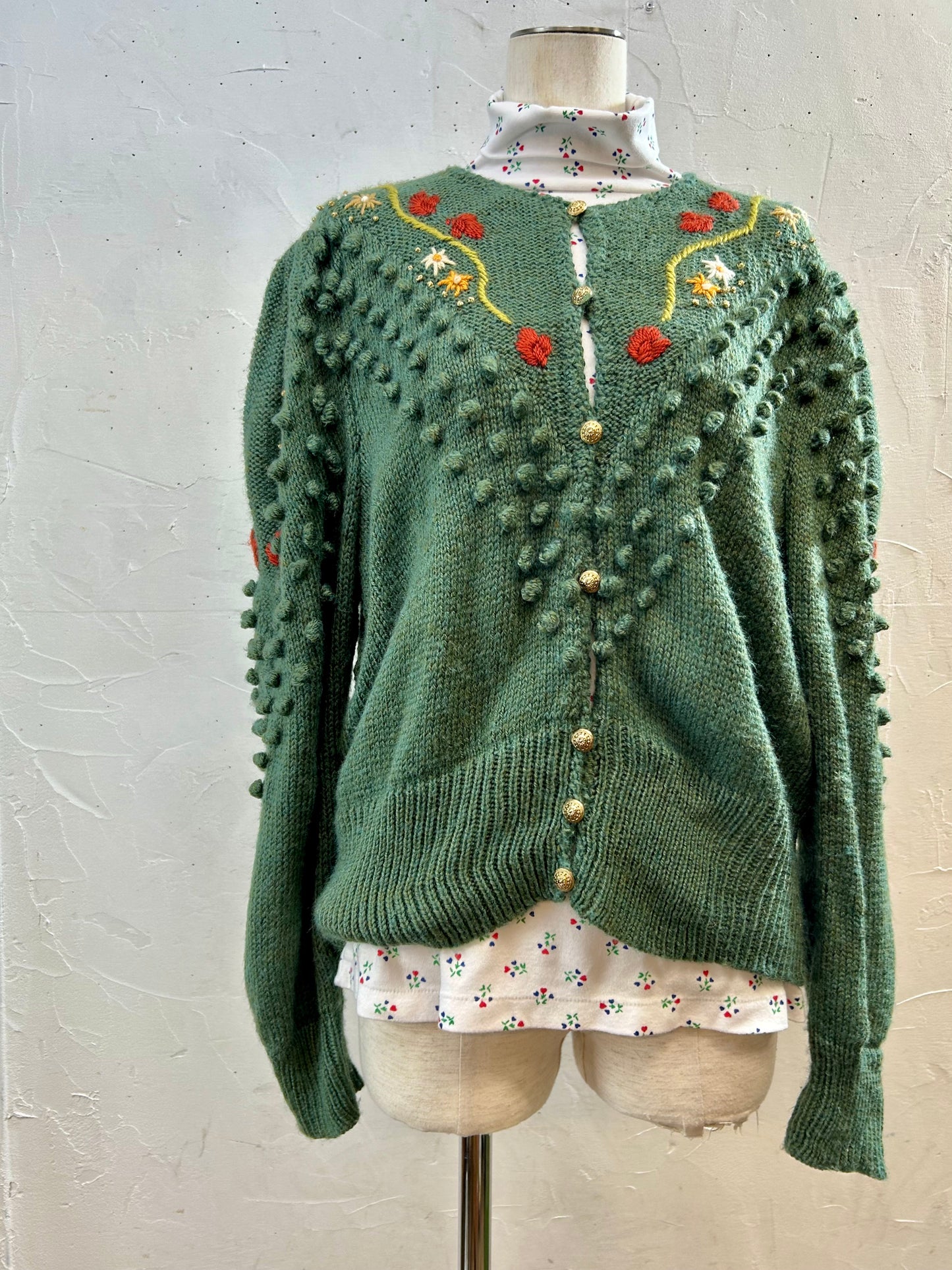 Vintage Tyrol Knit Cardigan [I28561]