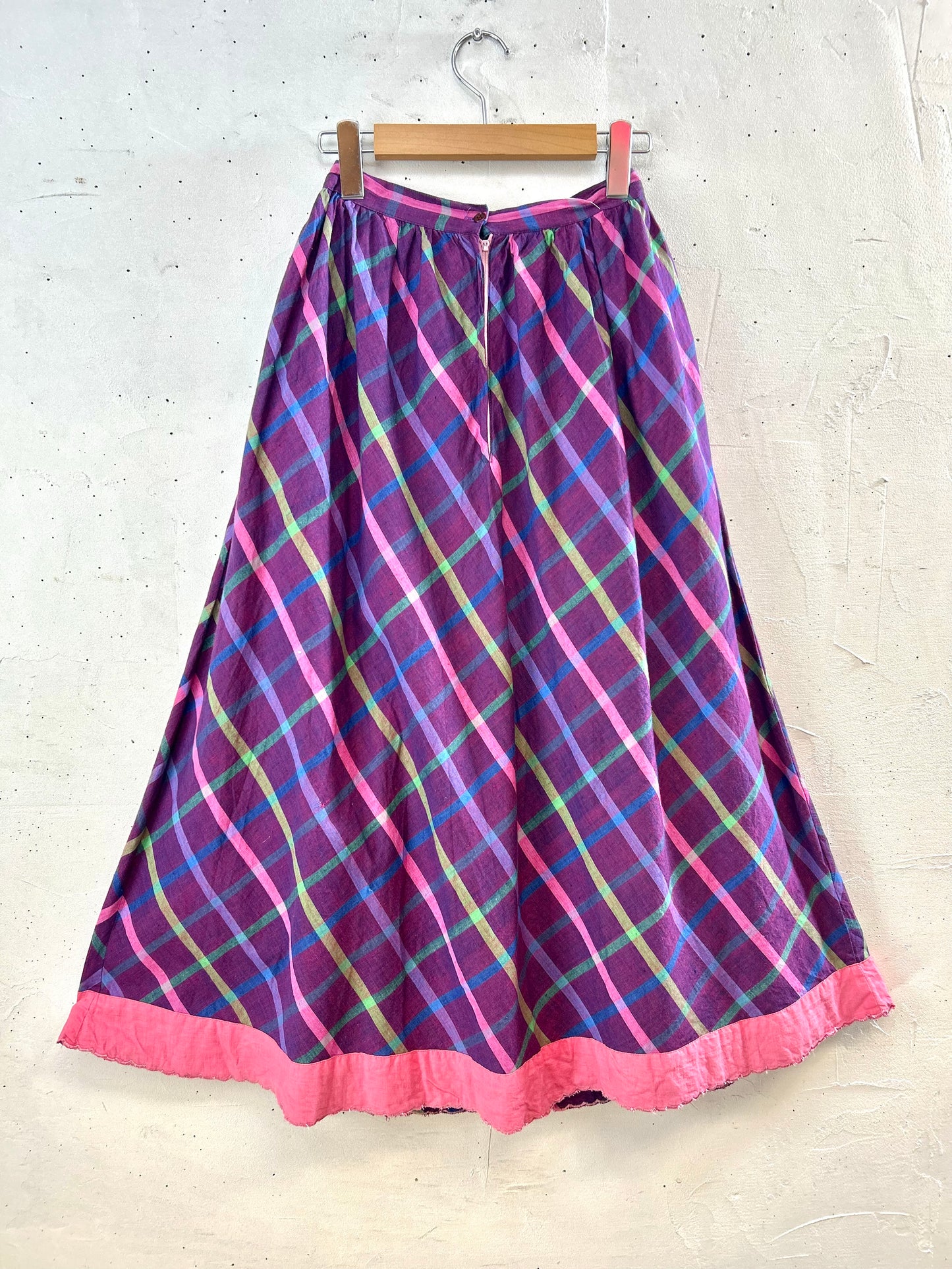 Vintage Plaid Skirt [D30073]