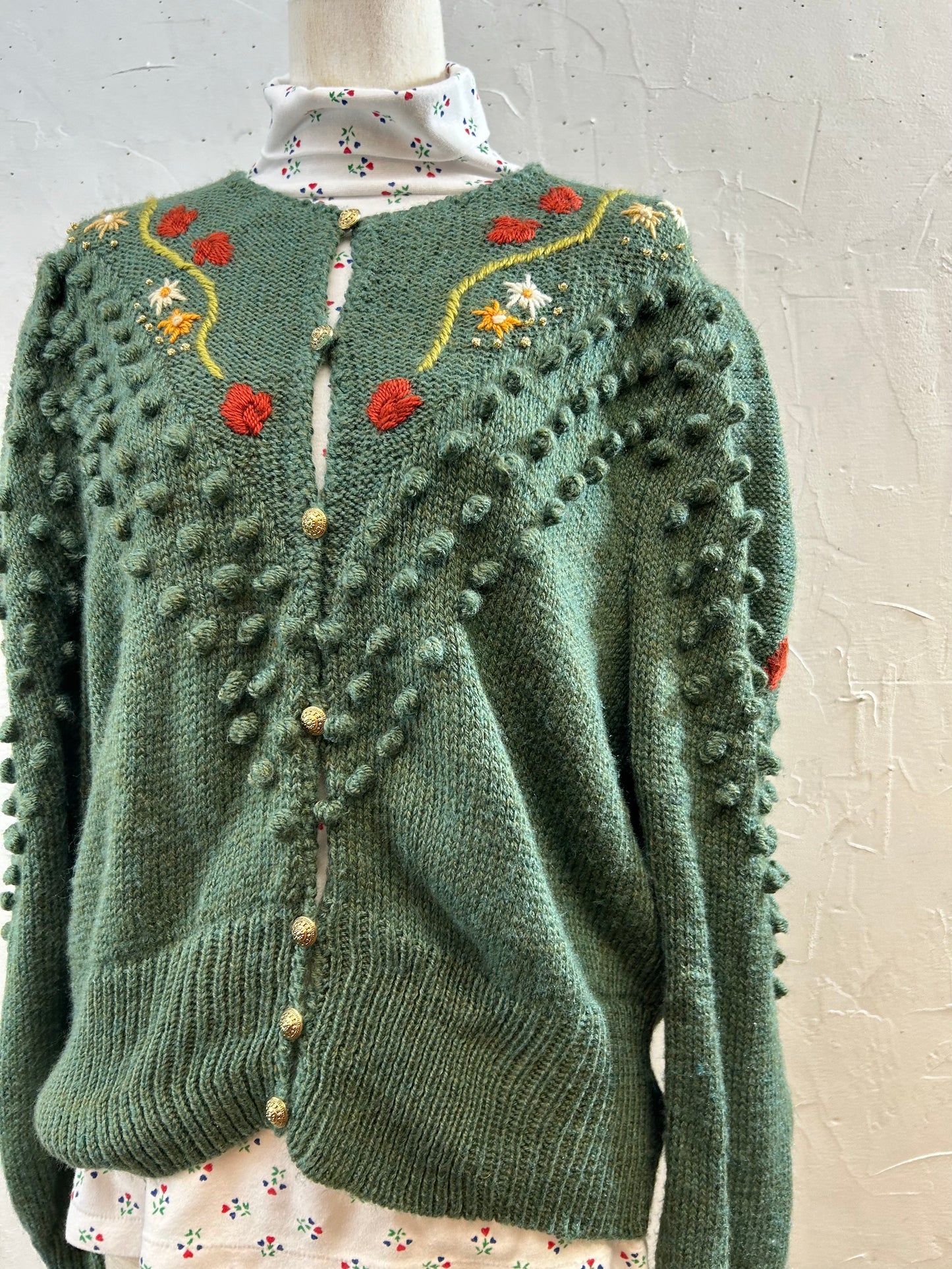 Vintage Tyrol Knit Cardigan [I28561]