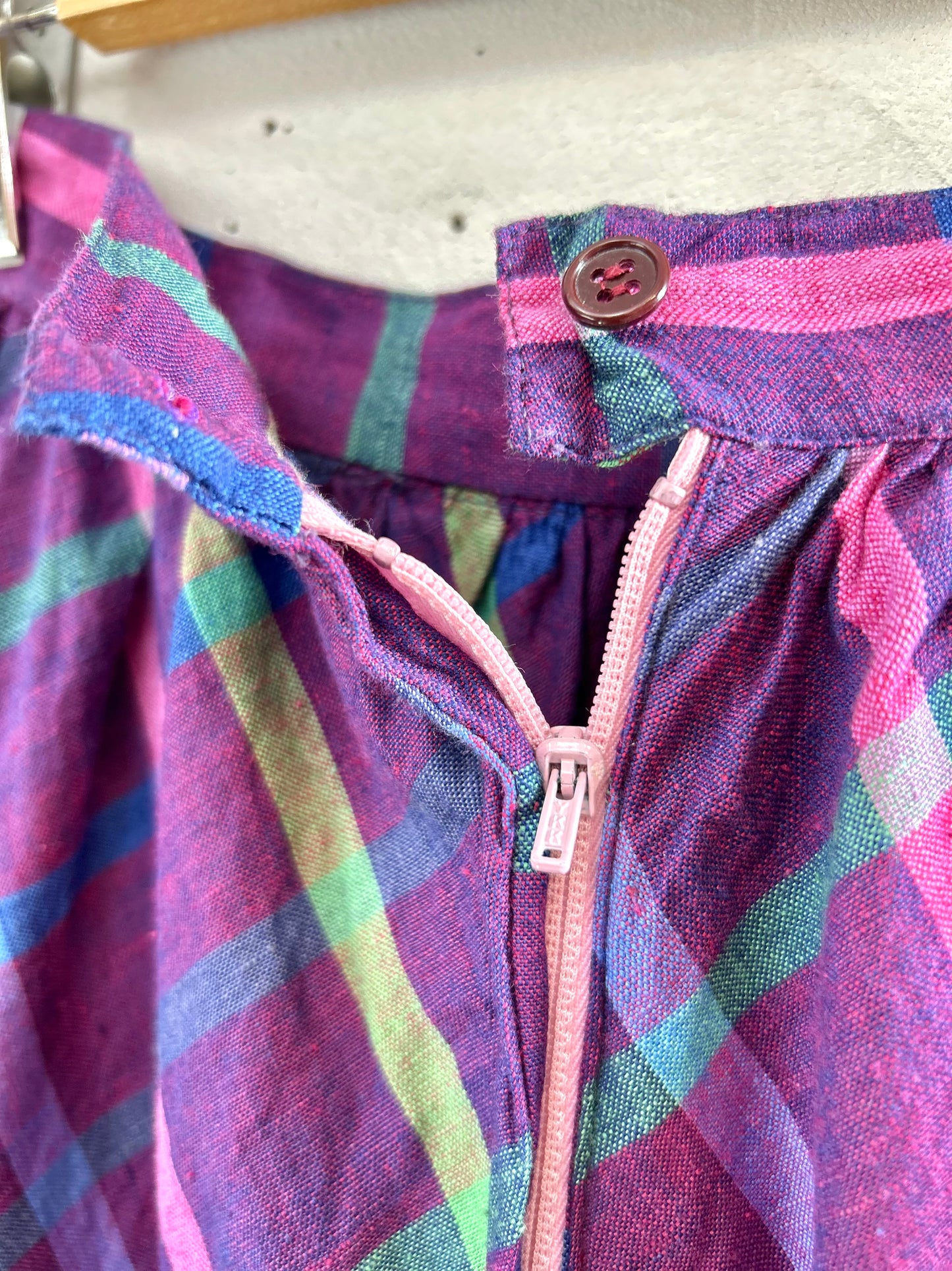 Vintage Plaid Skirt [D30073]