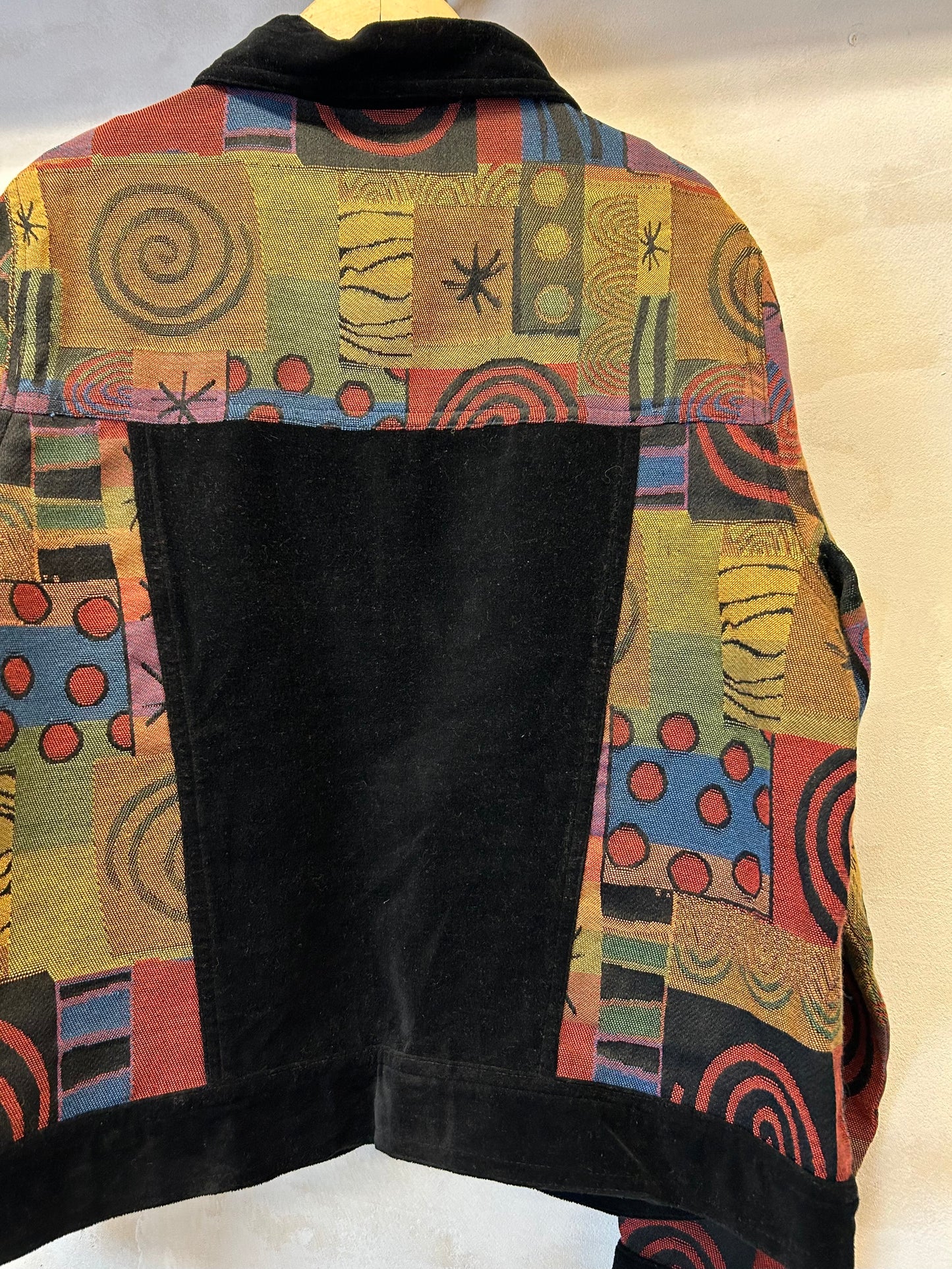 Vintage Gobelin & Velours Jacket [I28341]