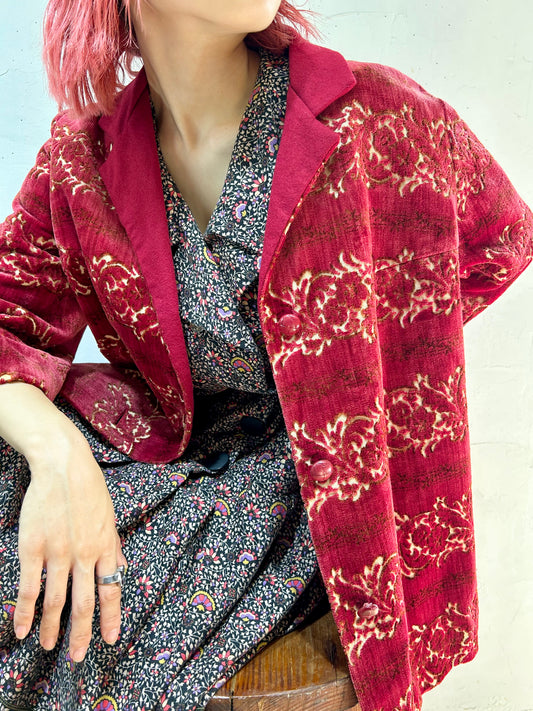 '60s Vintage Carpet Jacket [I25133]