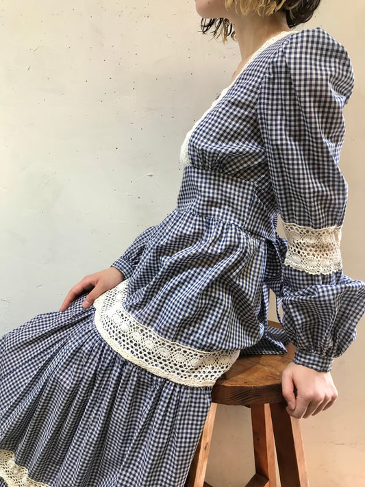 ’70s Vintage Dress 〜GUNNE SAX〜[B26341]