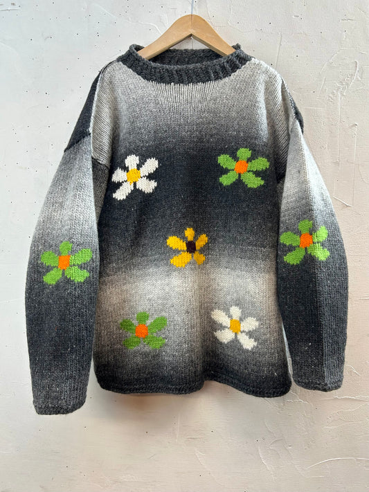 Vintage Hand Knit Sweater [A29234]