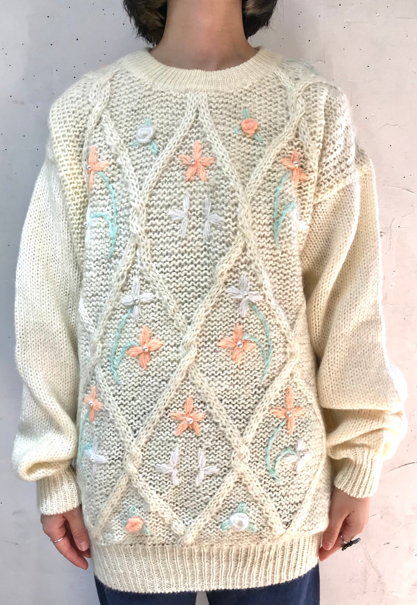 Vintage Knit Sweater [J25245]