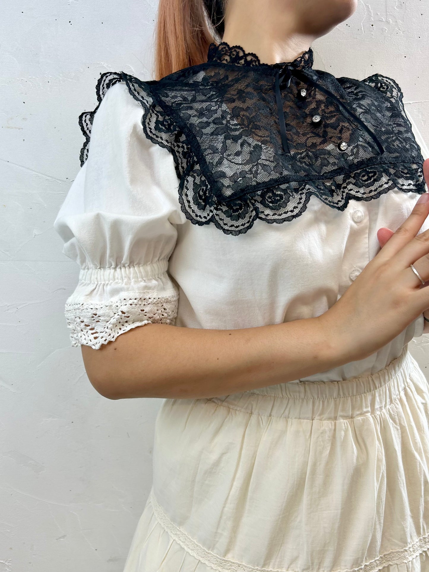 Vintage Lace Detachable Collar [F27665]