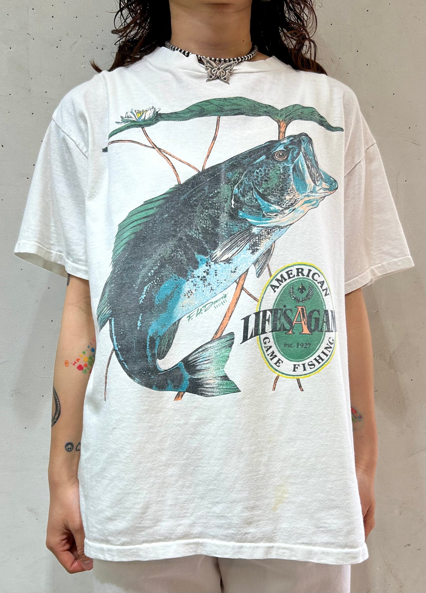 Vintage Fish T-Shirt 〜ONEITA〜 [D26804]