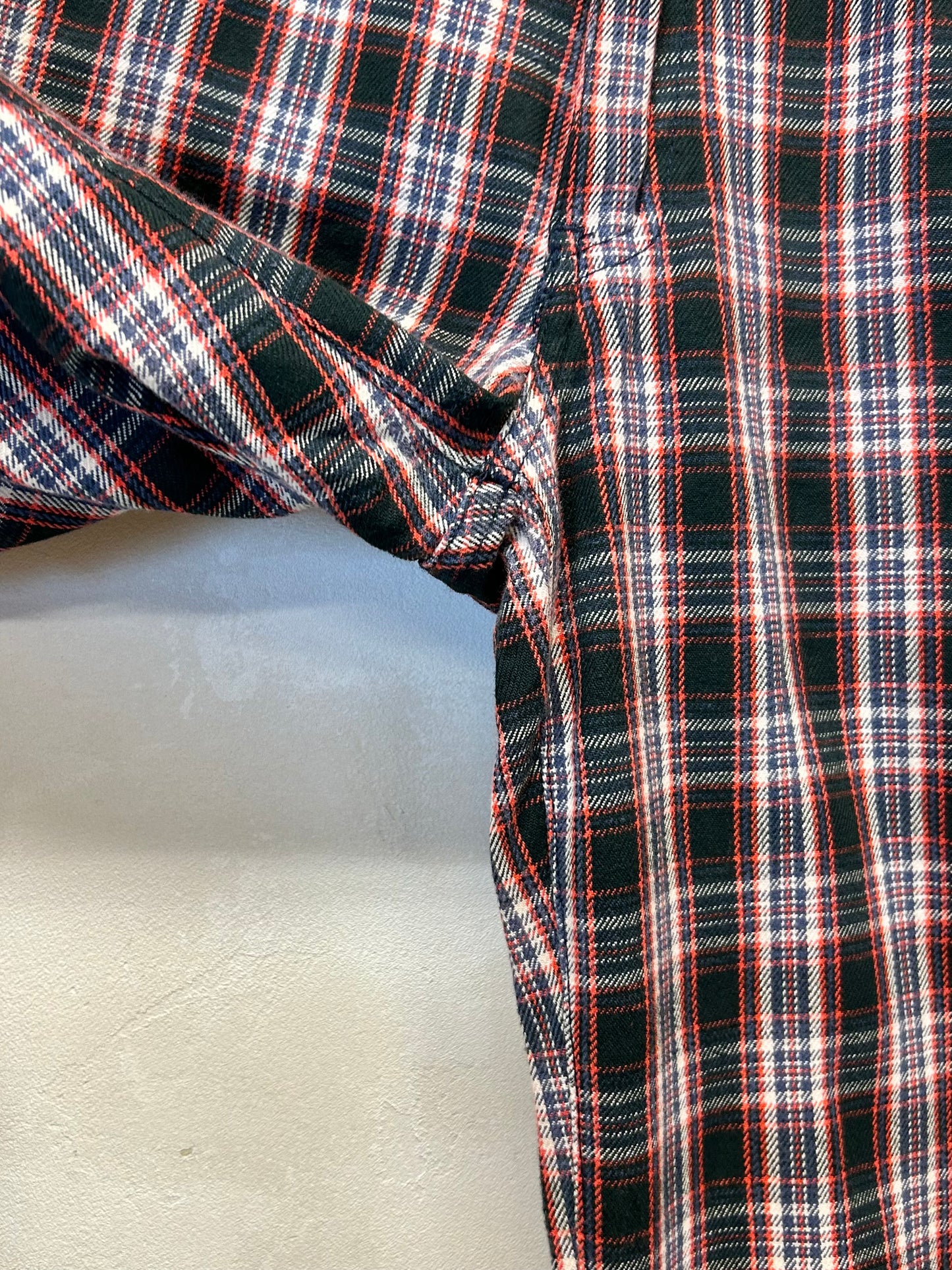 Vintage Plaid Pants FABRIQUE EN FRANCE [H28334]