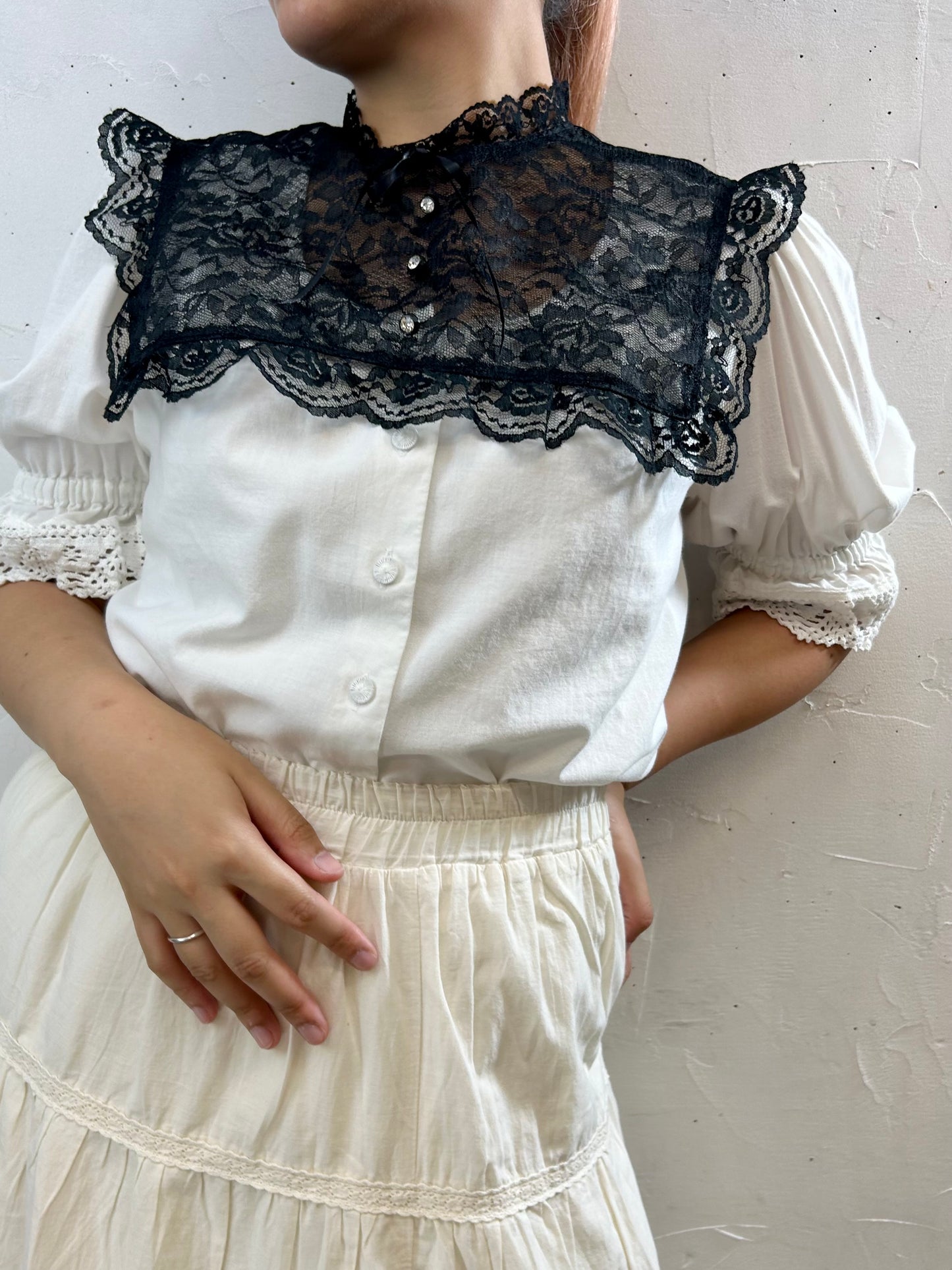 Vintage Lace Detachable Collar [F27665]