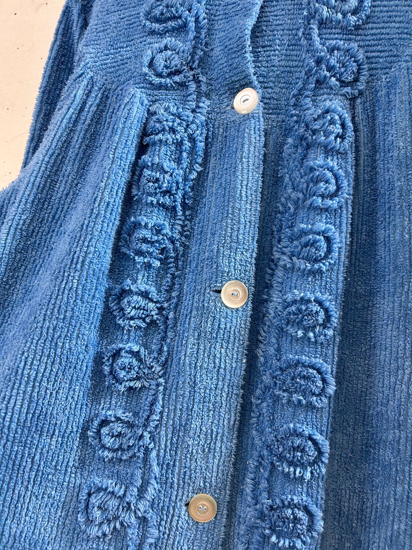 Vintage Chenille Weave Gown MADE IN USA [D30087]