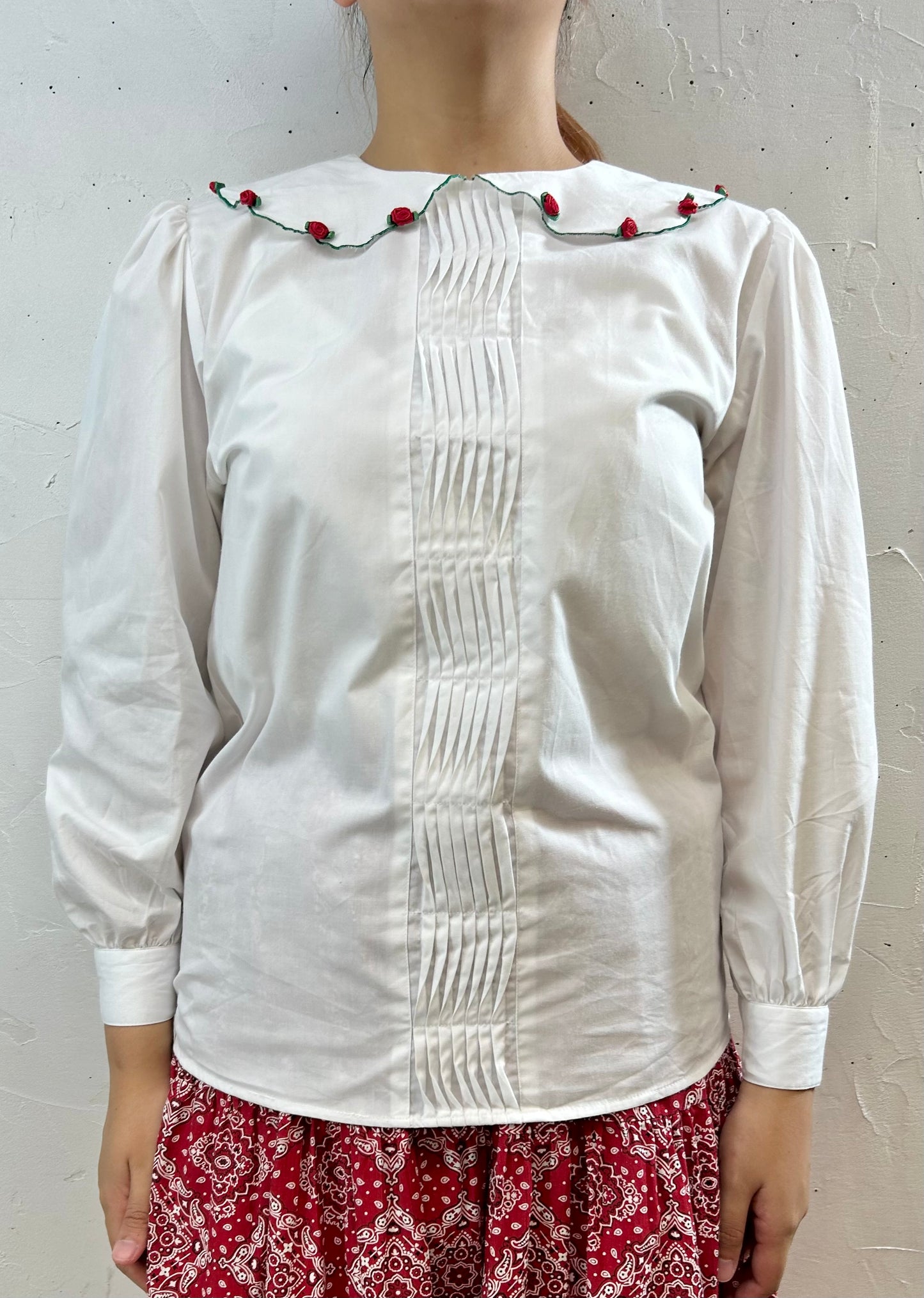 Vintage White Blouse [F27669]